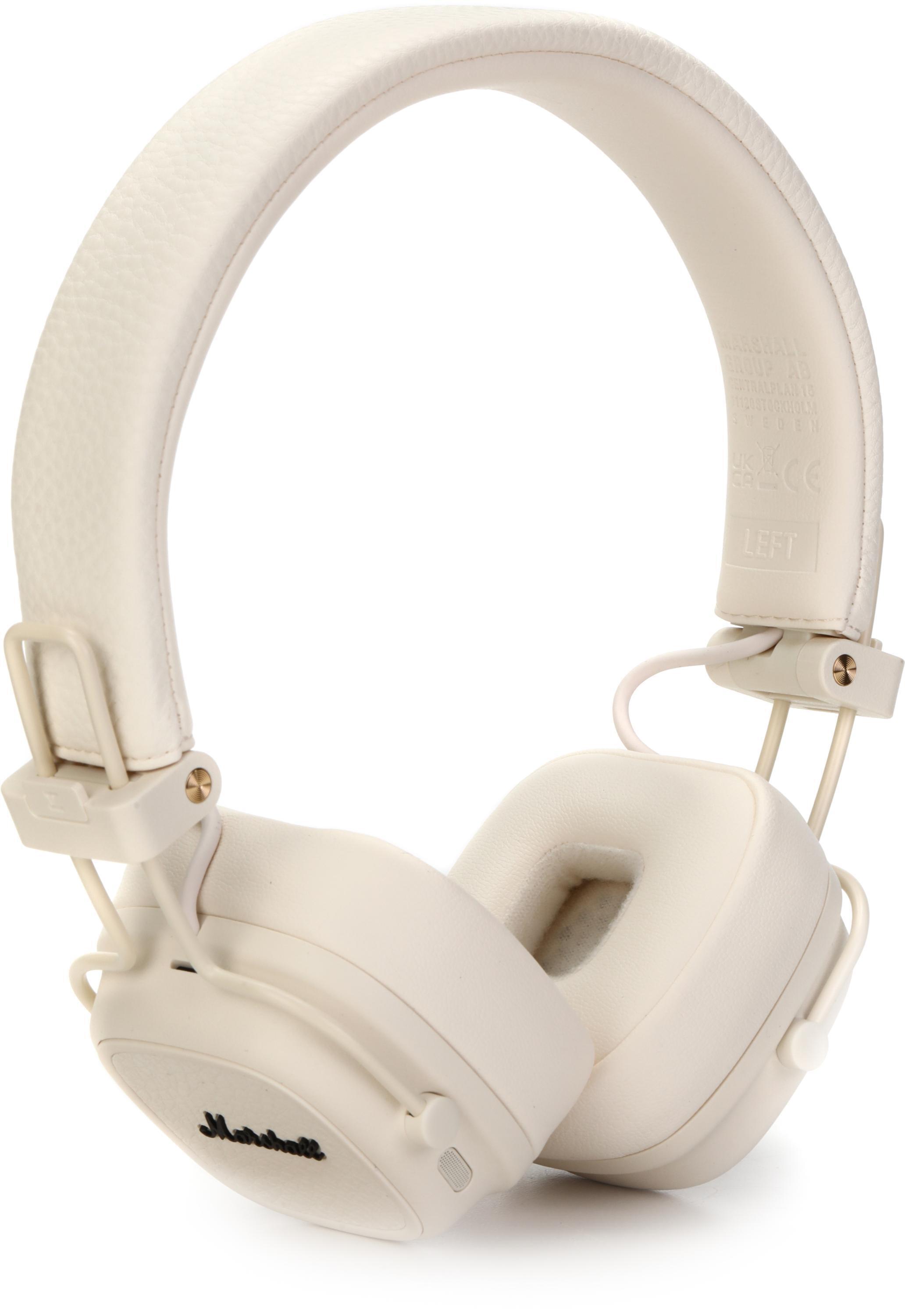 Marshall Major V Headphones with Bluetooth - Cream | Sweetwater