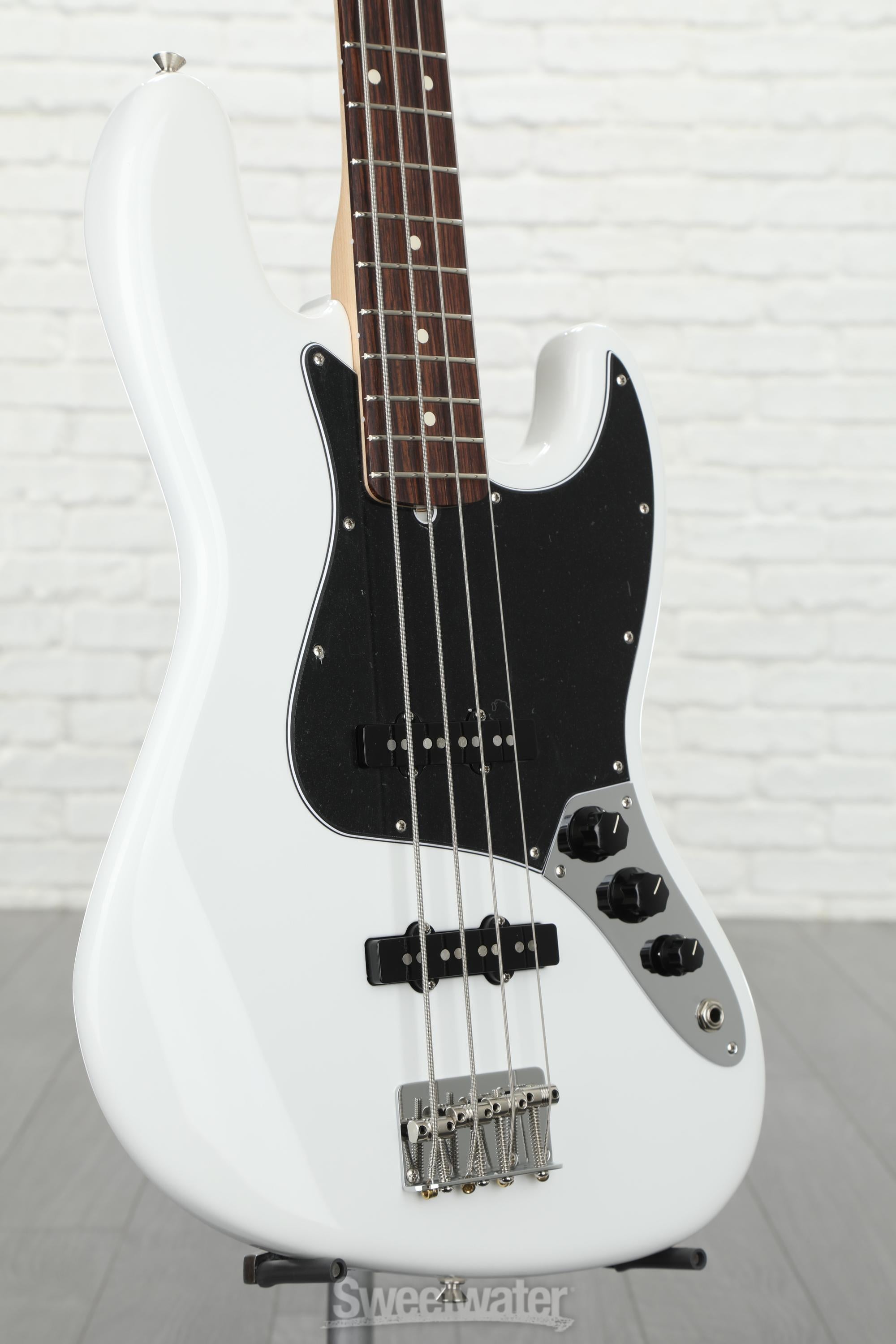 Fender American Performer Jazz Bass - Arctic White with Rosewood