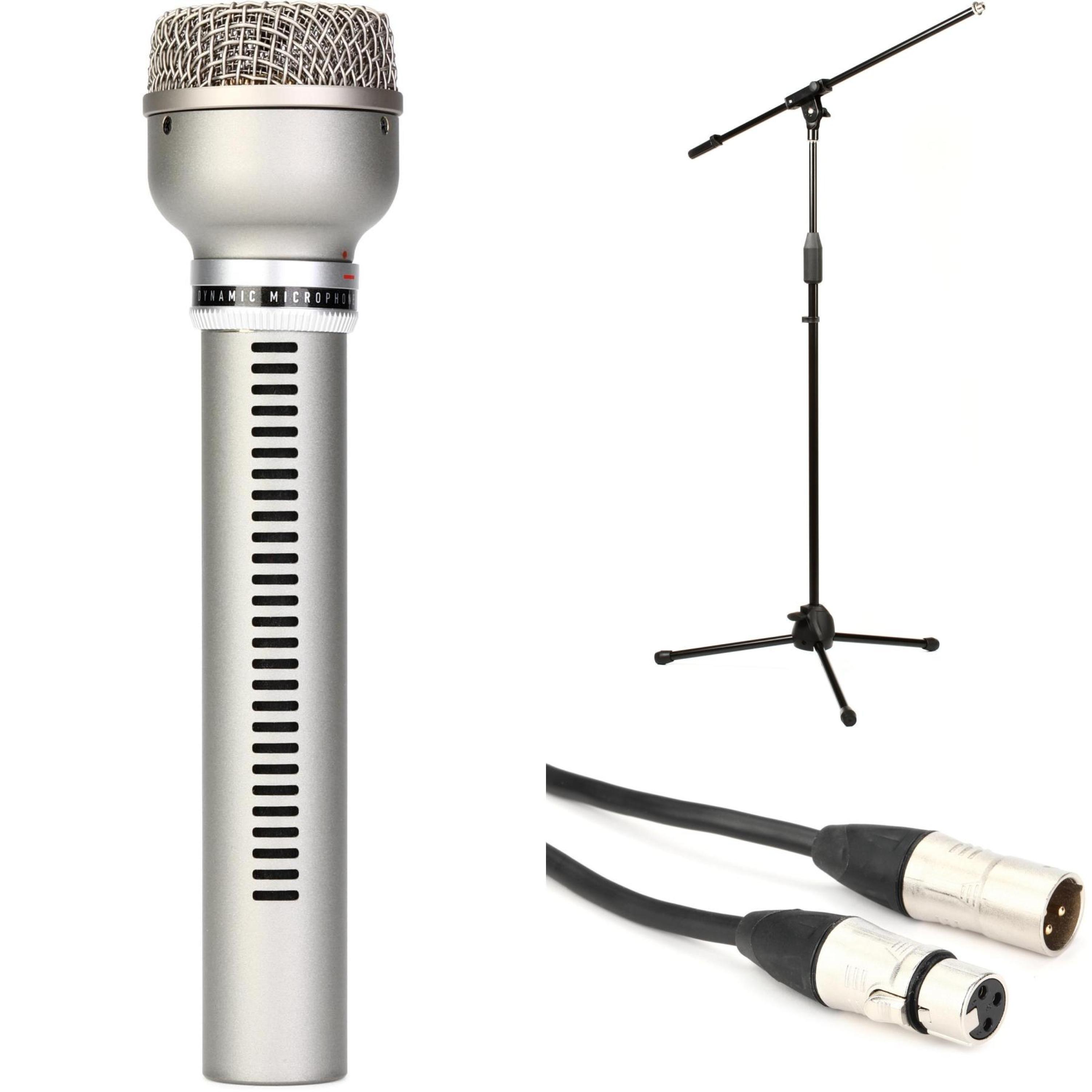 Warm Audio WA-19 Dynamic Studio Microphone with Stand and Cable