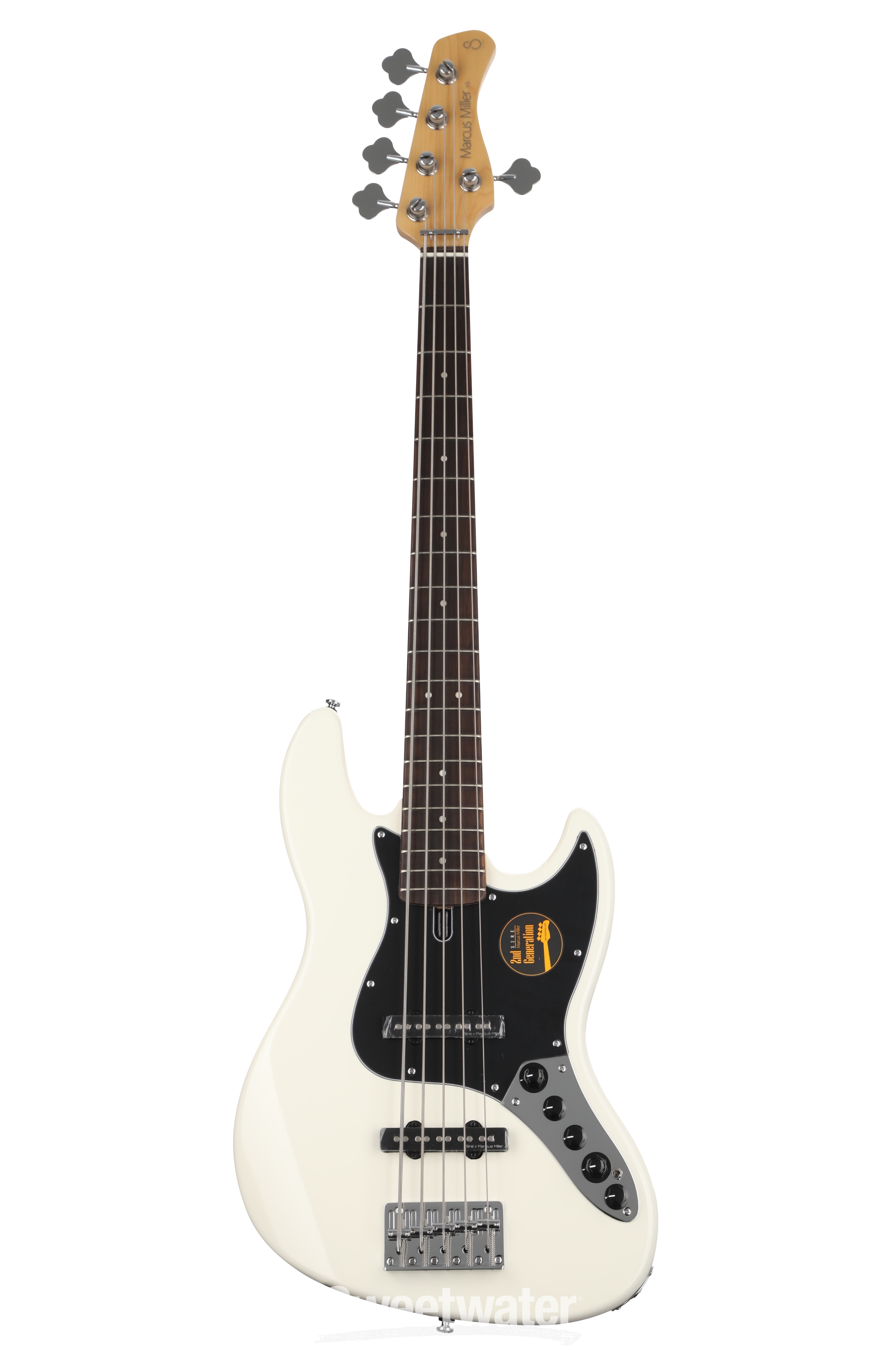 Sire Marcus Miller V3 5-string Bass Guitar - Antique White