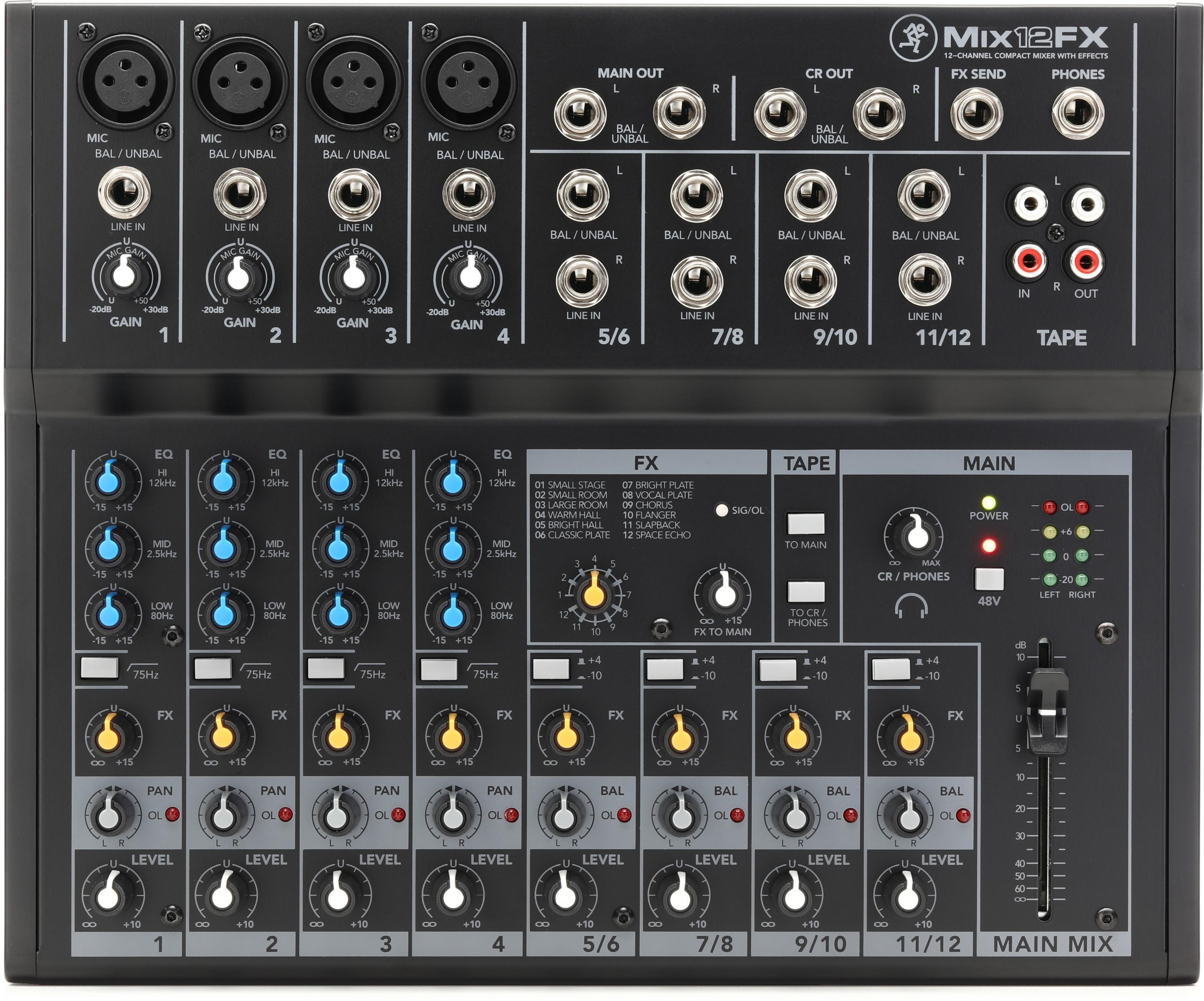 Mackie Mix12FX 12-channel Mixer | Sweetwater