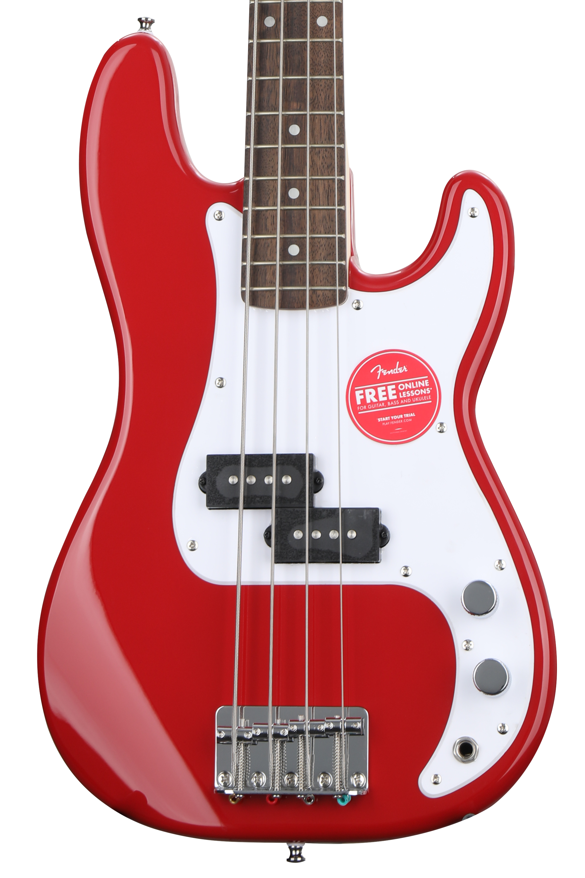 Squier Mini Precision Bass - Dakota Red | Sweetwater