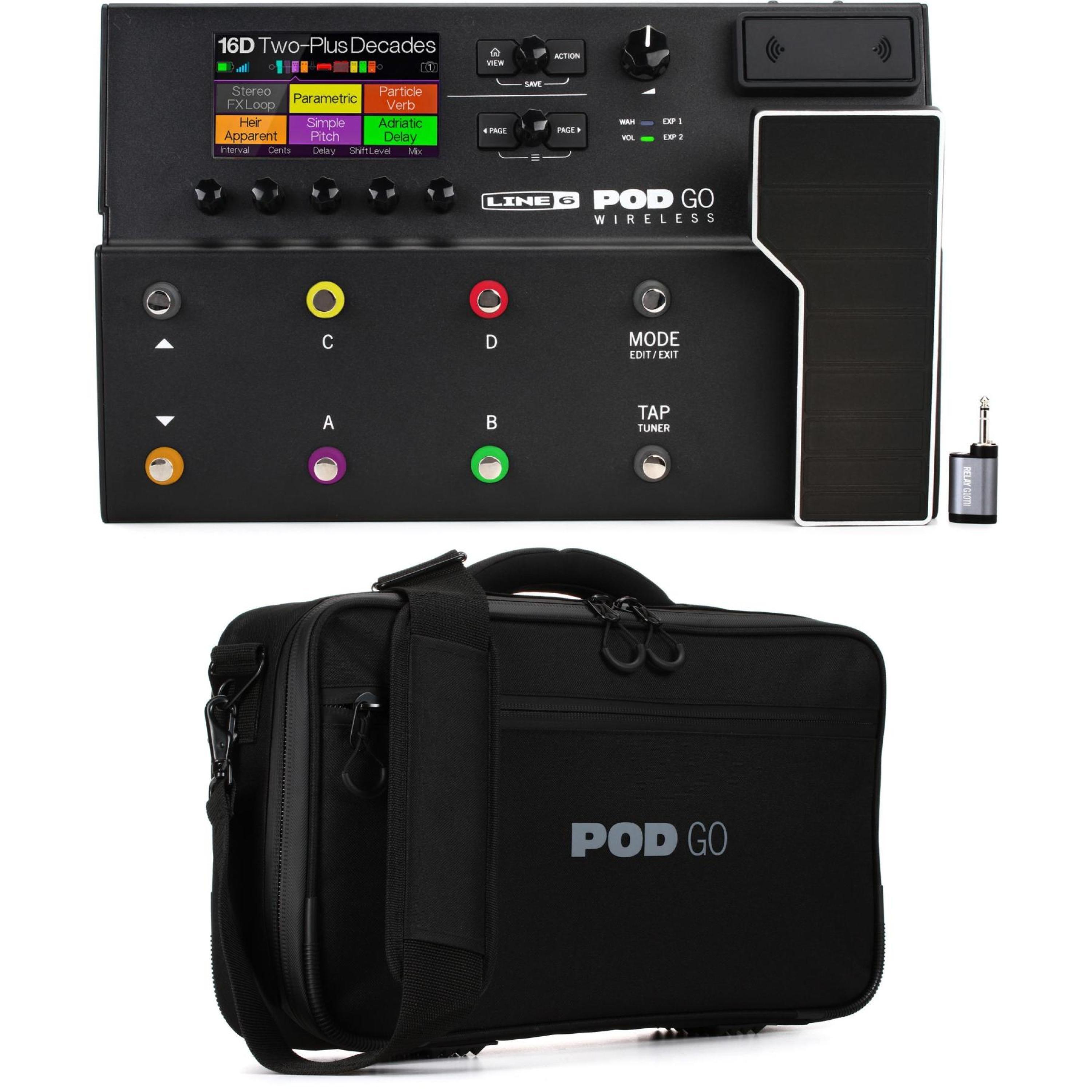 Line 6 POD Go Wireless Guitar Multi-effects Floor Processor with