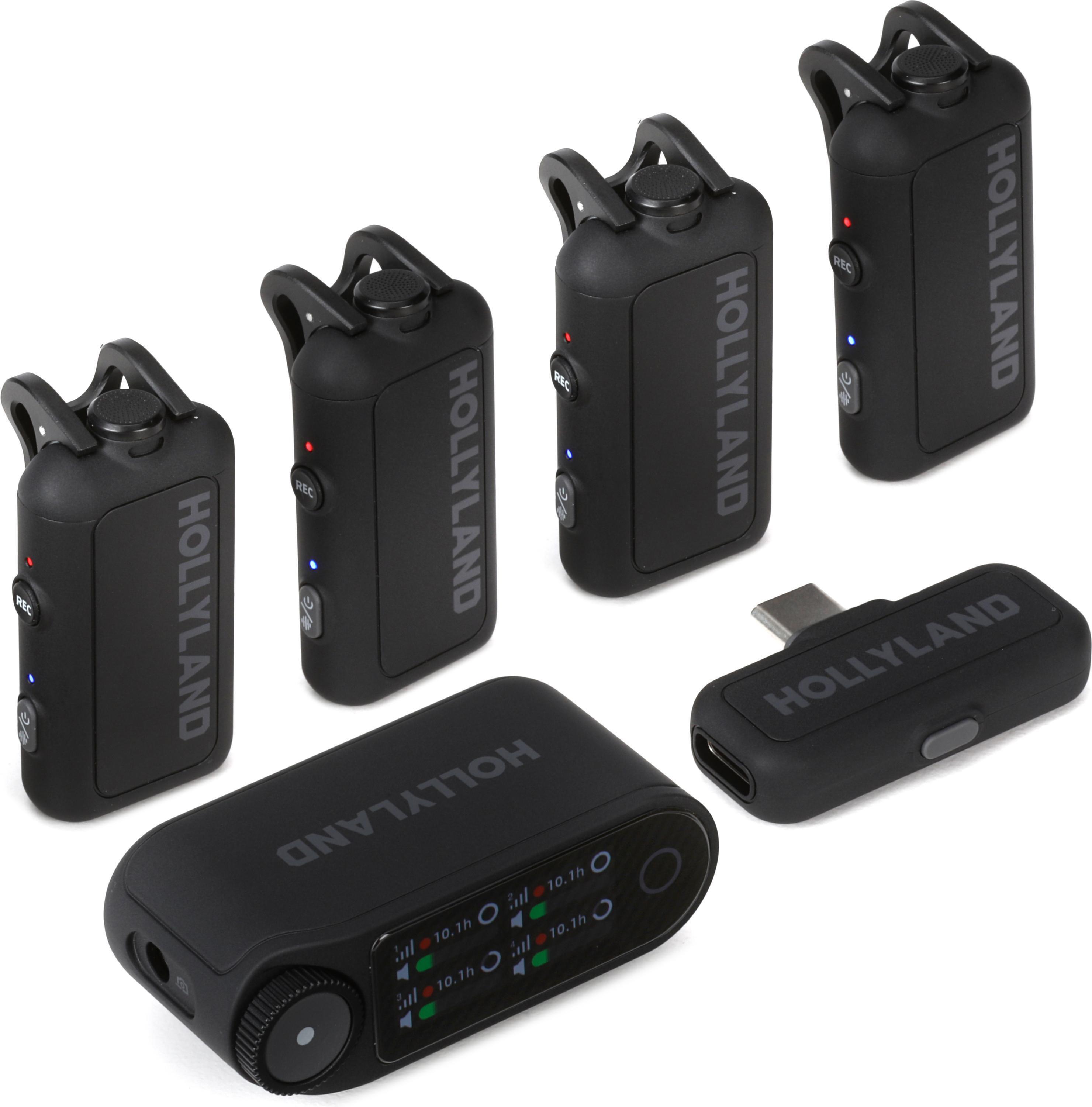 Hollyland Lark Max 2 Combo 4-person Digital Wireless Microphone