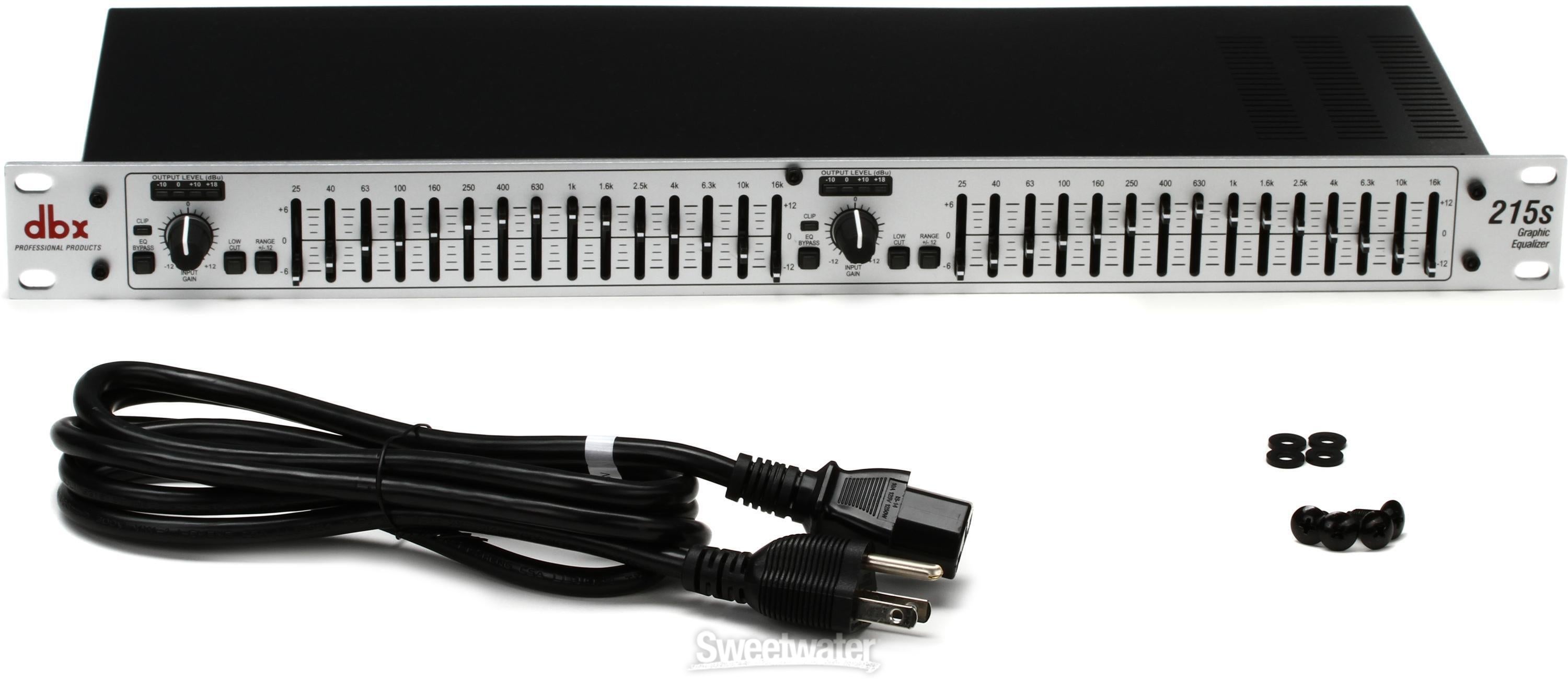 dbx 215s Dual 15-band Graphic Equalizer | Sweetwater