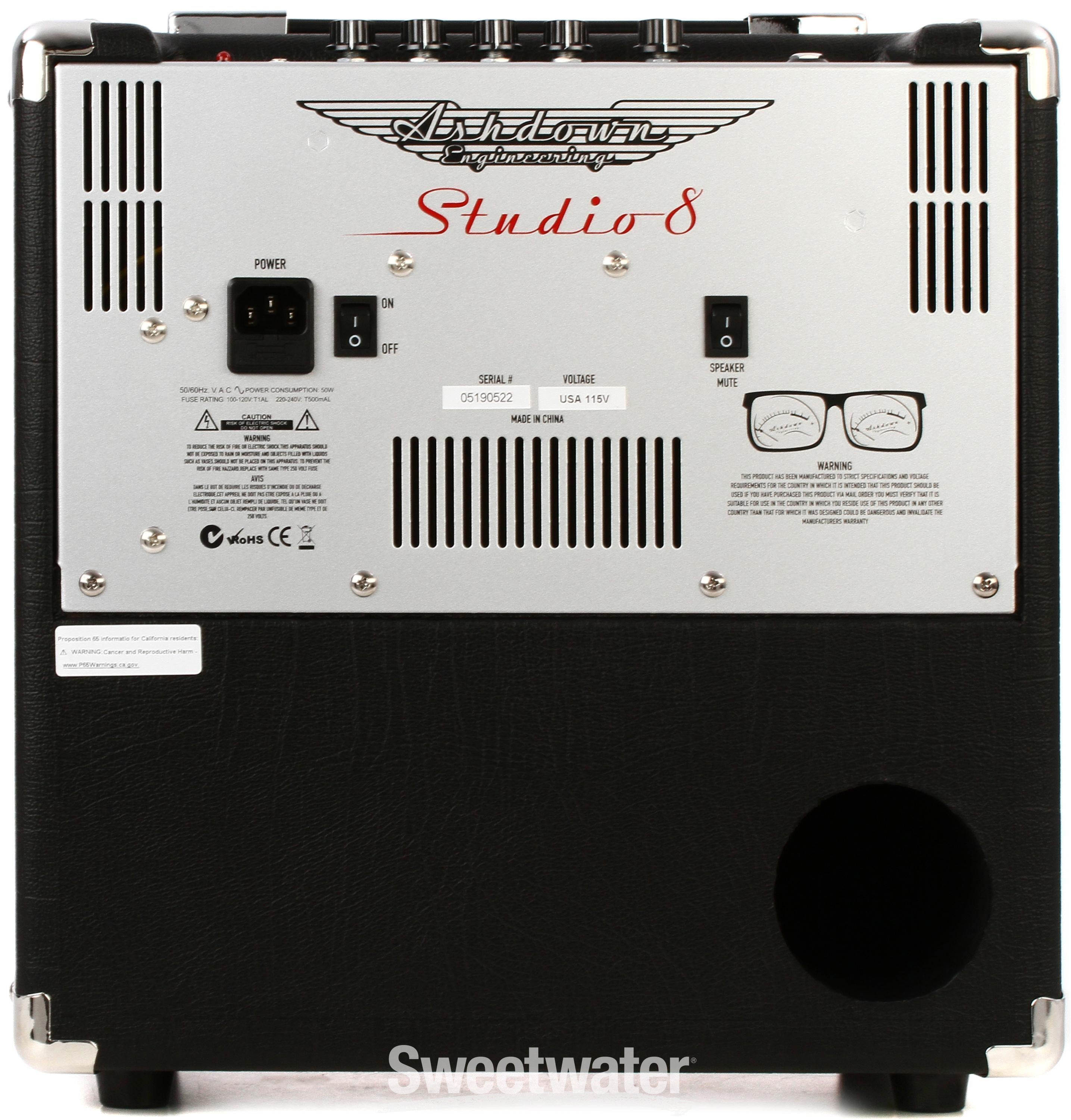 Ashdown Studio 8 1x8-inch 30-watt Bass Combo Amp | Sweetwater