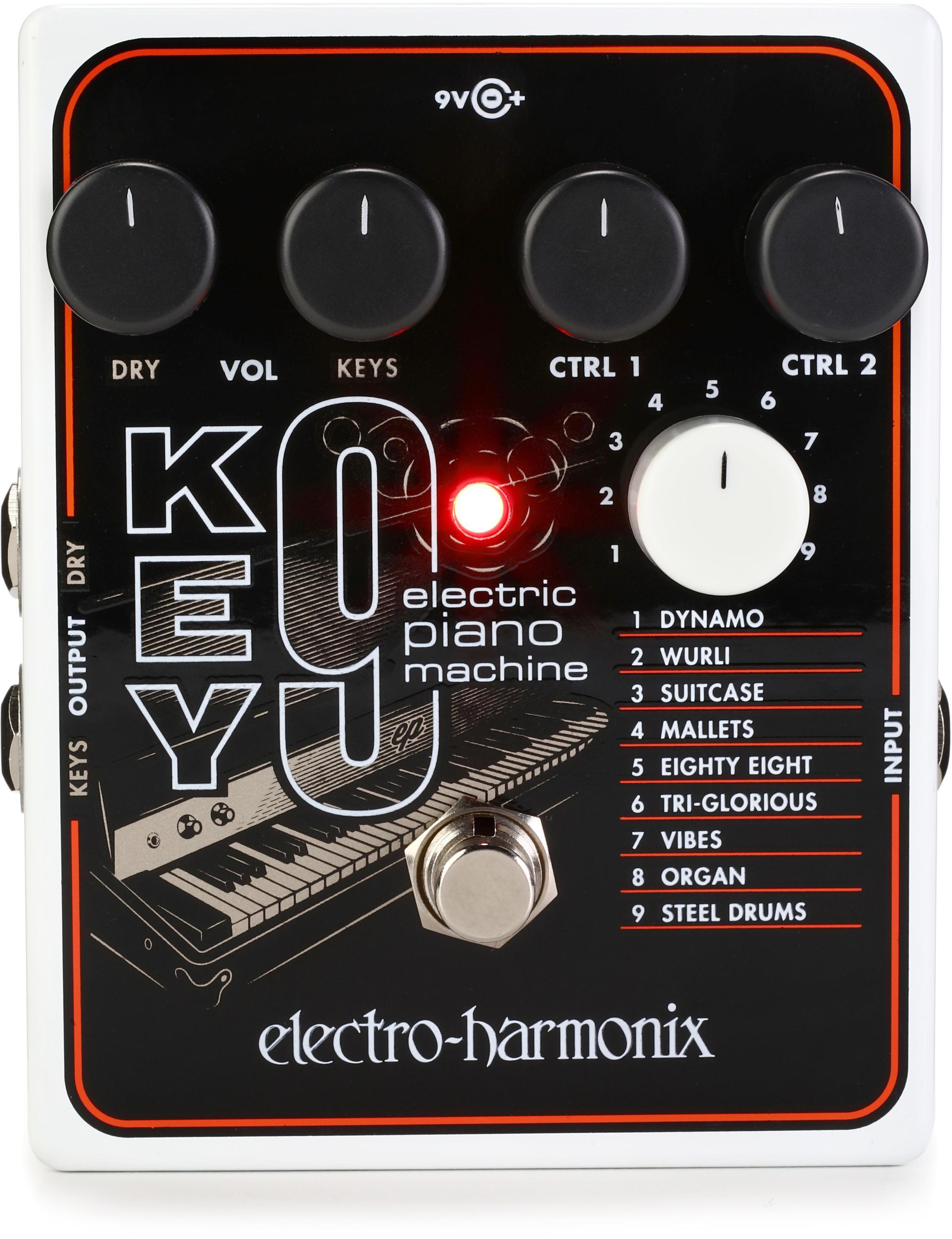 Electro-Harmonix KEY9 Electric Piano Machine Pedal | Sweetwater
