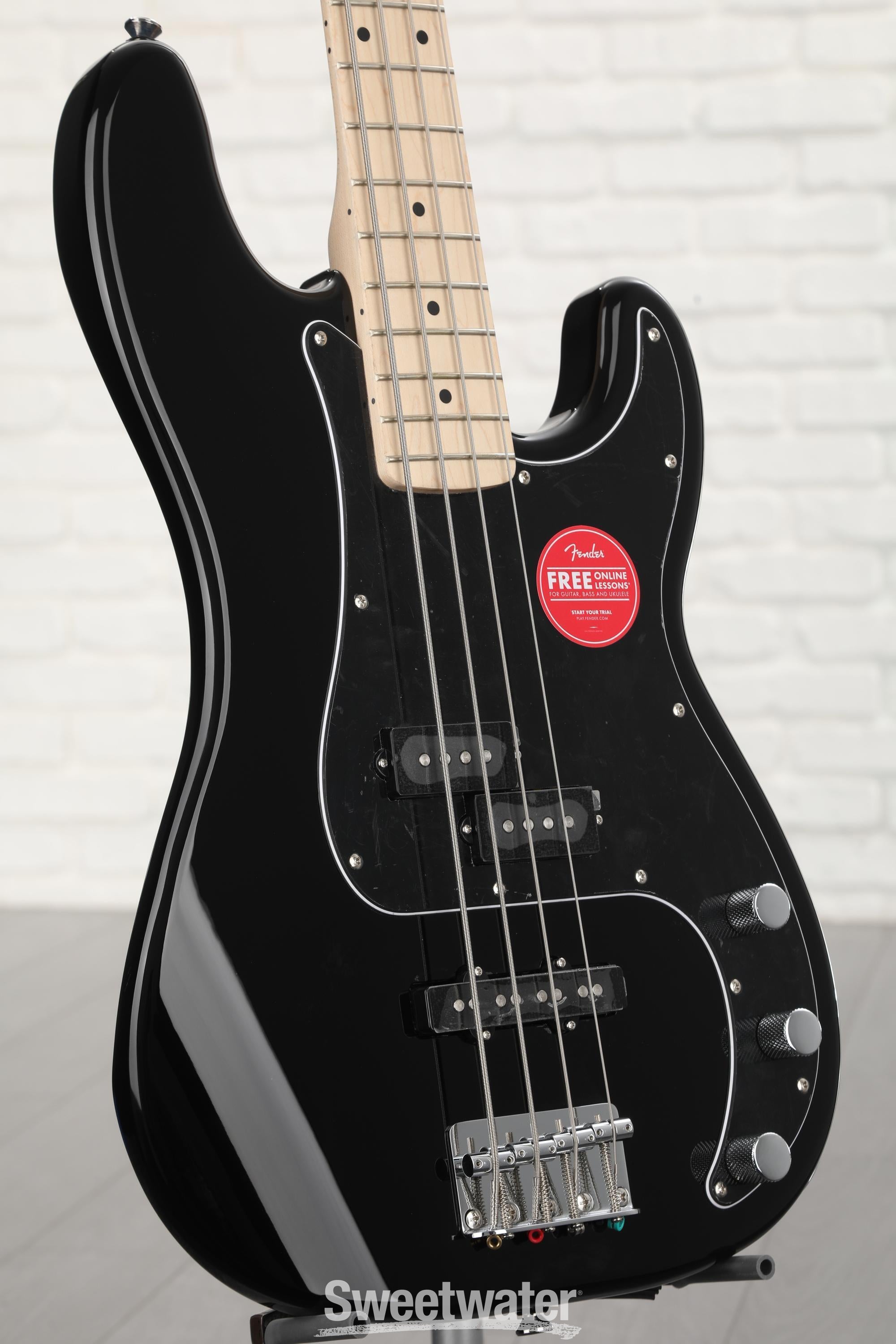 Squier Affinity Series Precision Bass Black with Maple Fingerboard