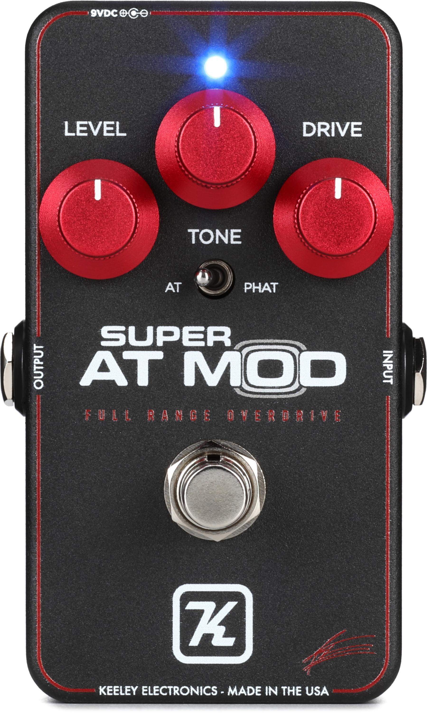 Keeley Super AT Mod Andy Timmons Signature Overdrive Pedal - Black