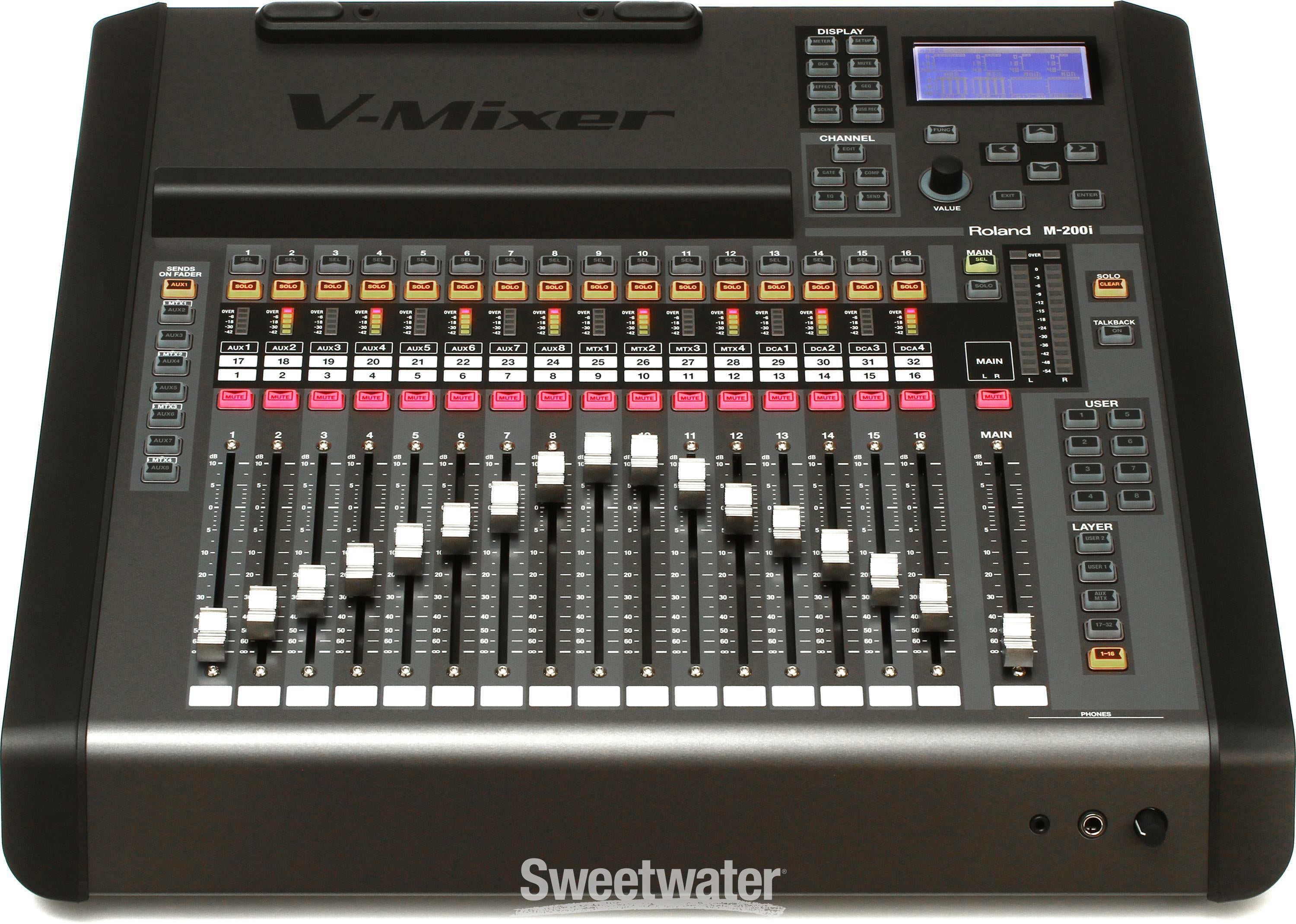 Roland M-200i V-Mixer 32-channel Compact Digital Mixer | Sweetwater