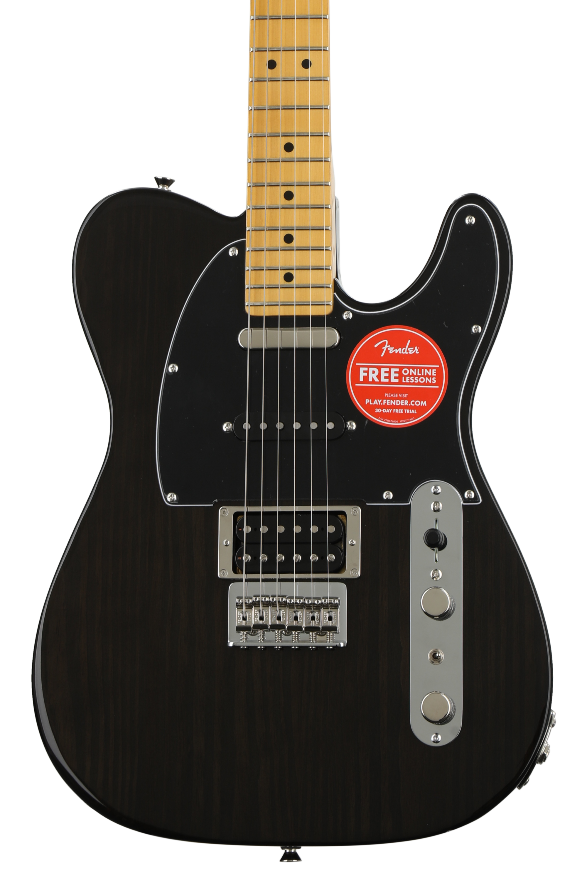 Fender Modern Player Telecaster Plus - Charcoal Transparent w