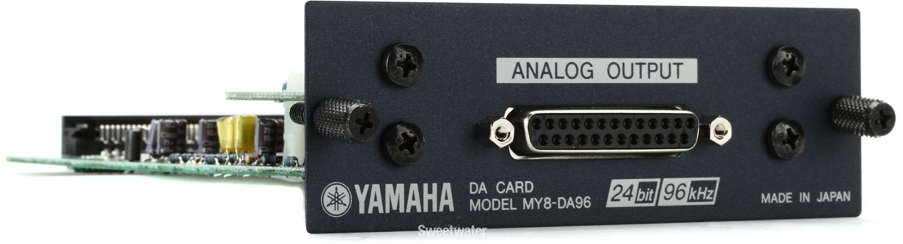 Yamaha MY8DA96 8-channel 96kHz Analog Output Card | Sweetwater