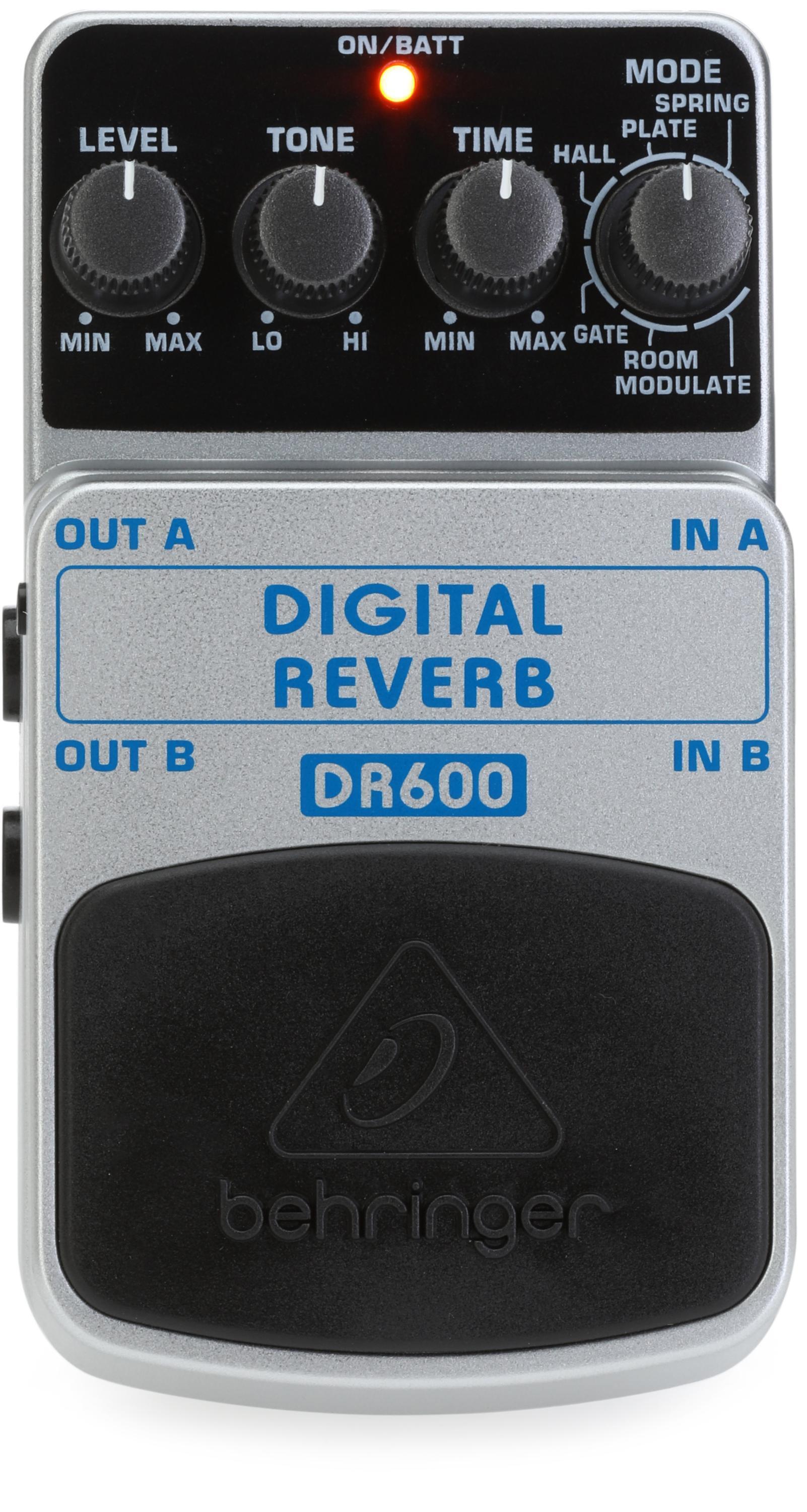 Behringer DR600 Digital Reverb Pedal | Sweetwater