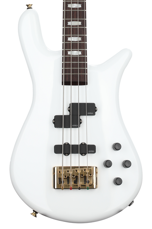 Spector Euro 4 Classic Bass Guitar - Solid White | Sweetwater
