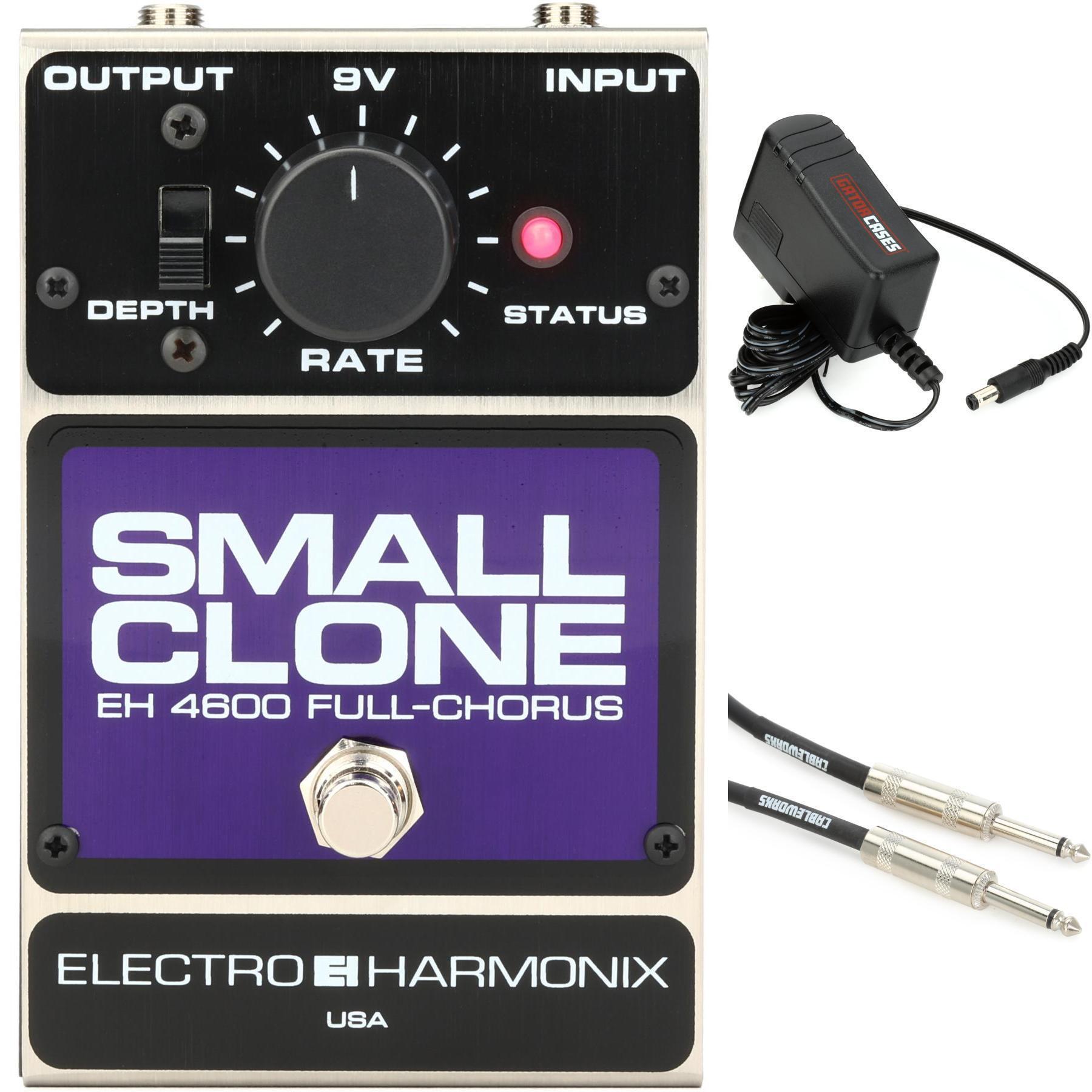 Electro-Harmonix Small Clone Analog Chorus Pedal with Power Supply