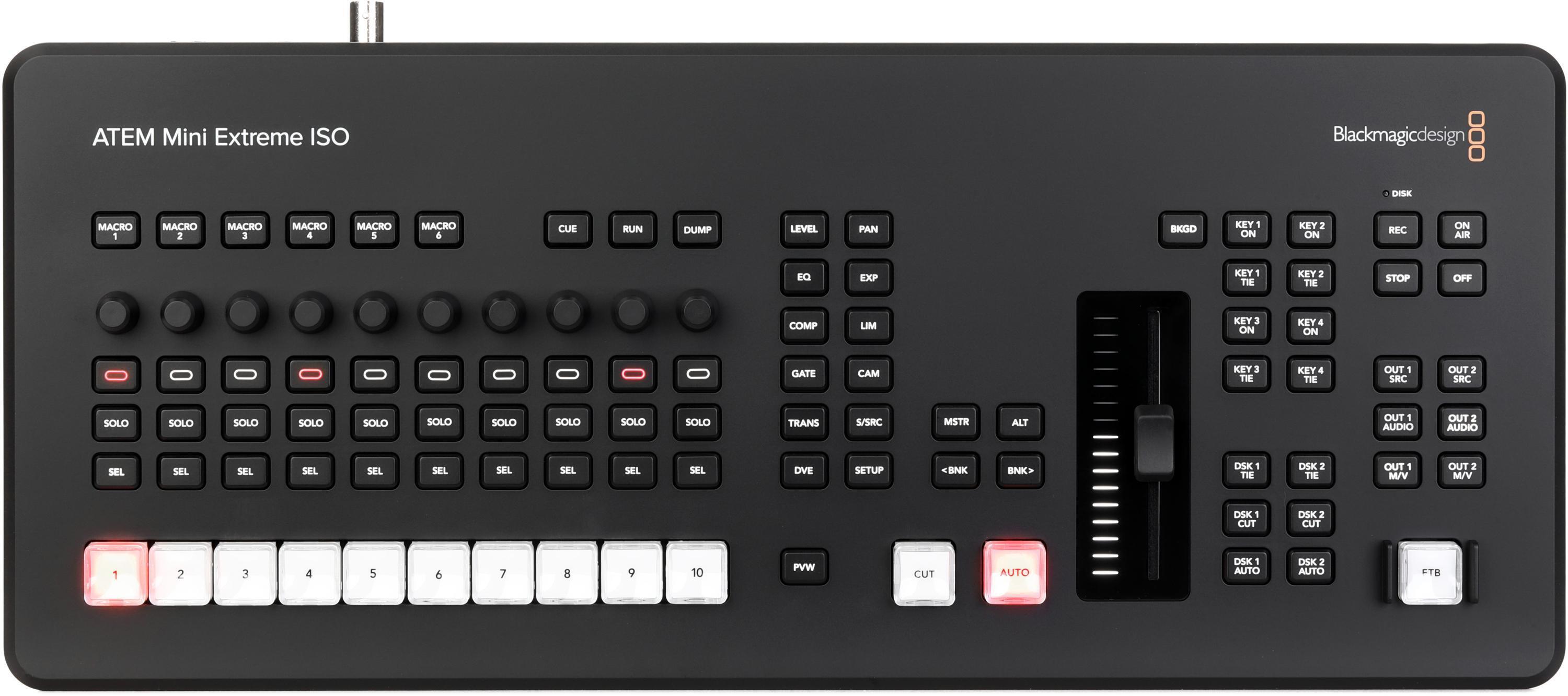 Blackmagic Design ATEM Mini Extreme ISO G2 Live Switcher | Sweetwater