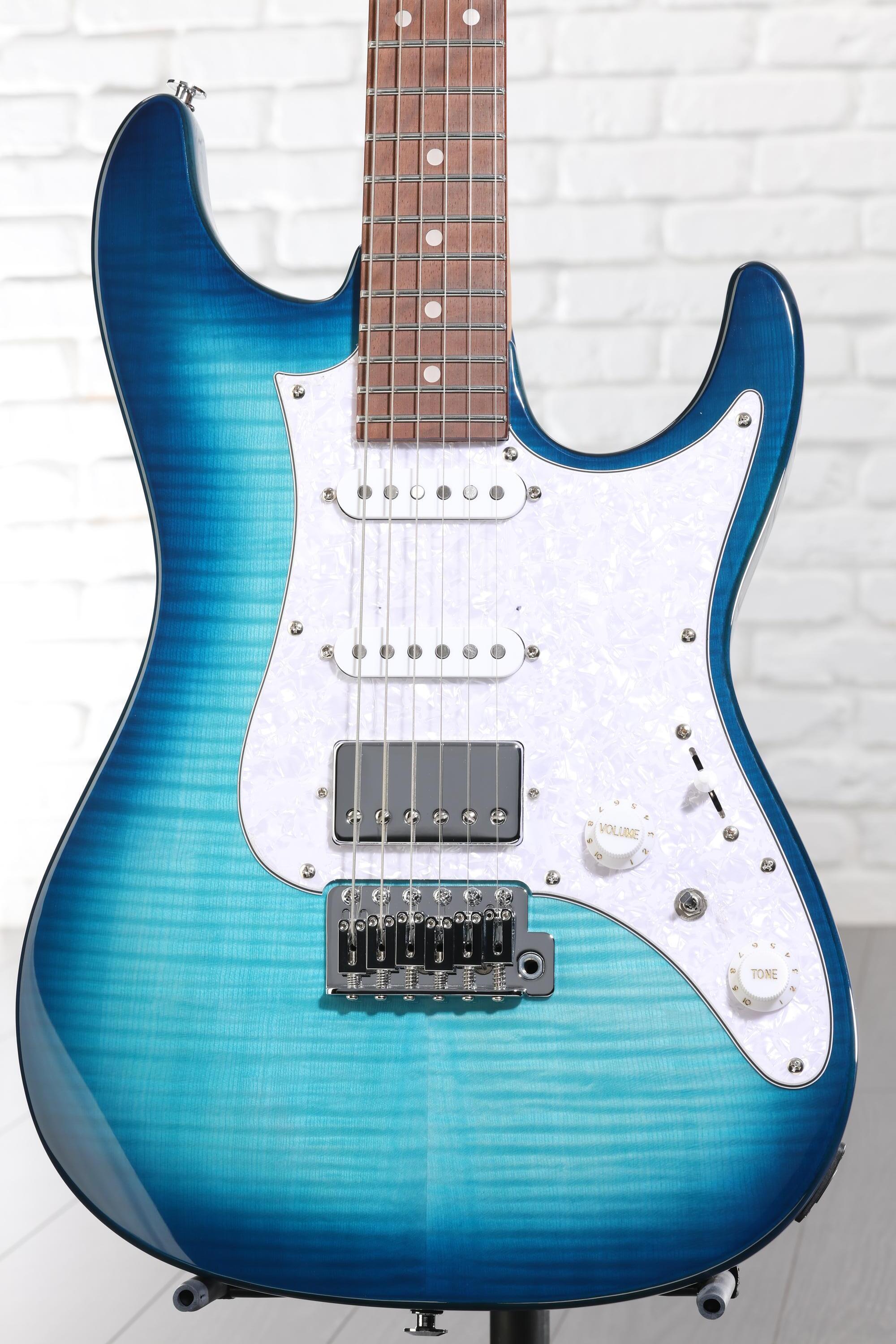 Ibanez Standard AZ22S1F Electric Guitar - Transparent Turquoise