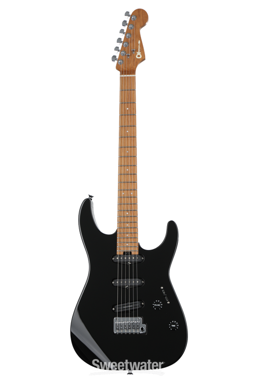 Charvel Pro-Mod DK22 SSS 2PT CM - Black | Sweetwater