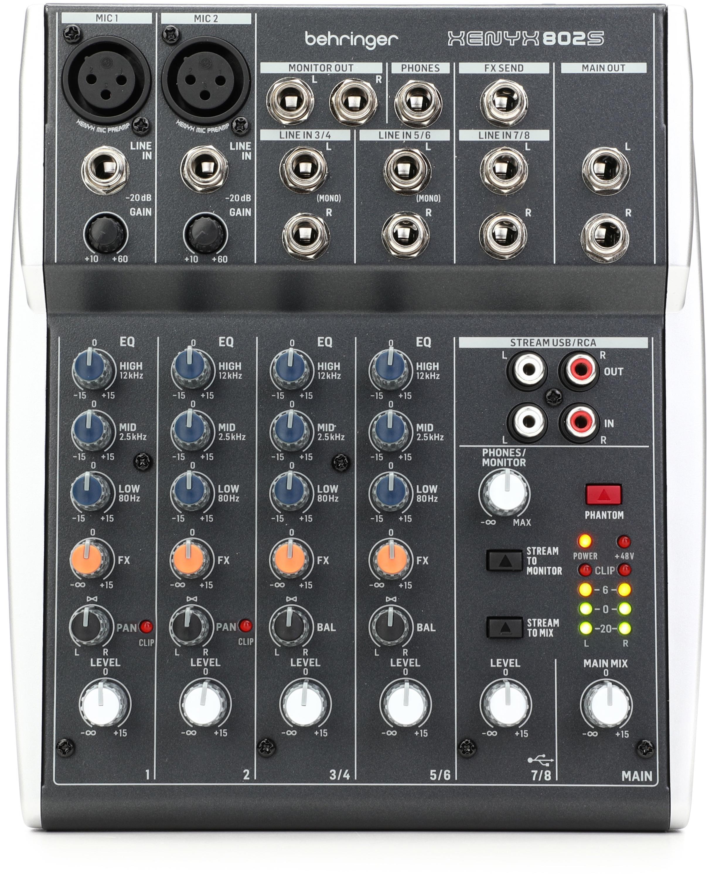 Behringer Xenyx 1002B 10-channel Analog Mixer | Sweetwater