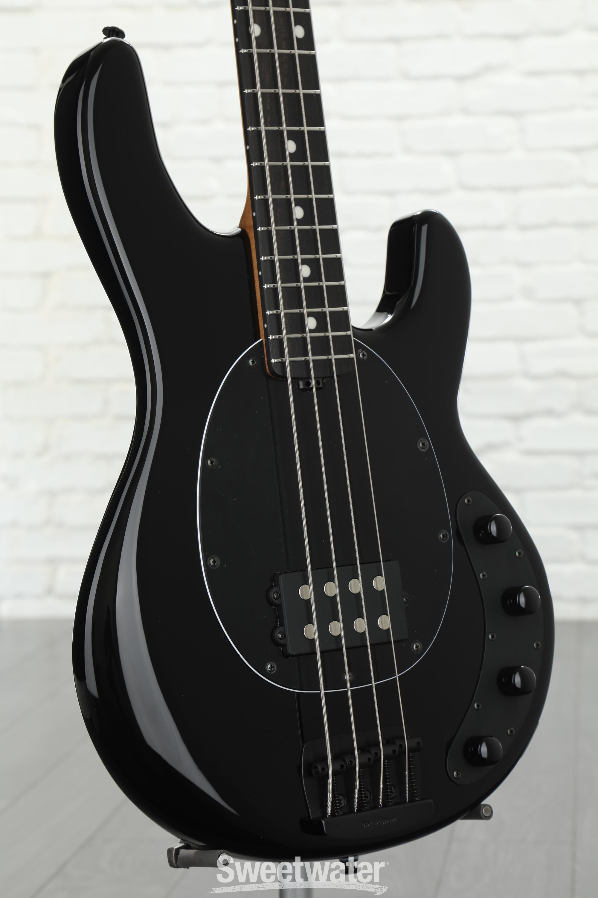 Ernie Ball Music Man StingRay Special Bass Guitar - Jet Black with