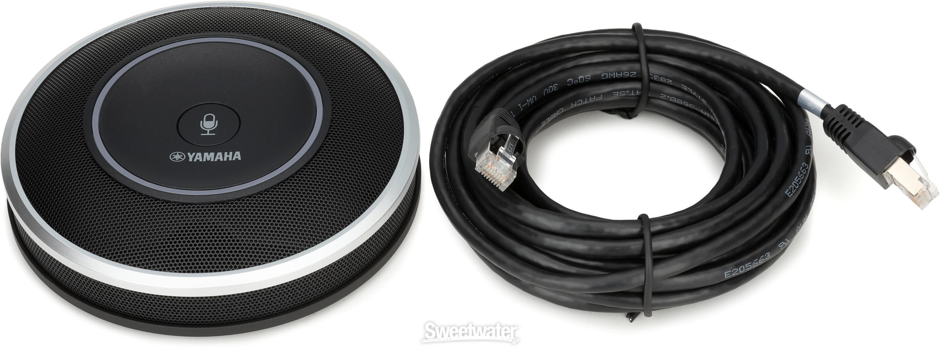 Yamaha YVC-MIC1000EX Extension Microphone - Black | Sweetwater