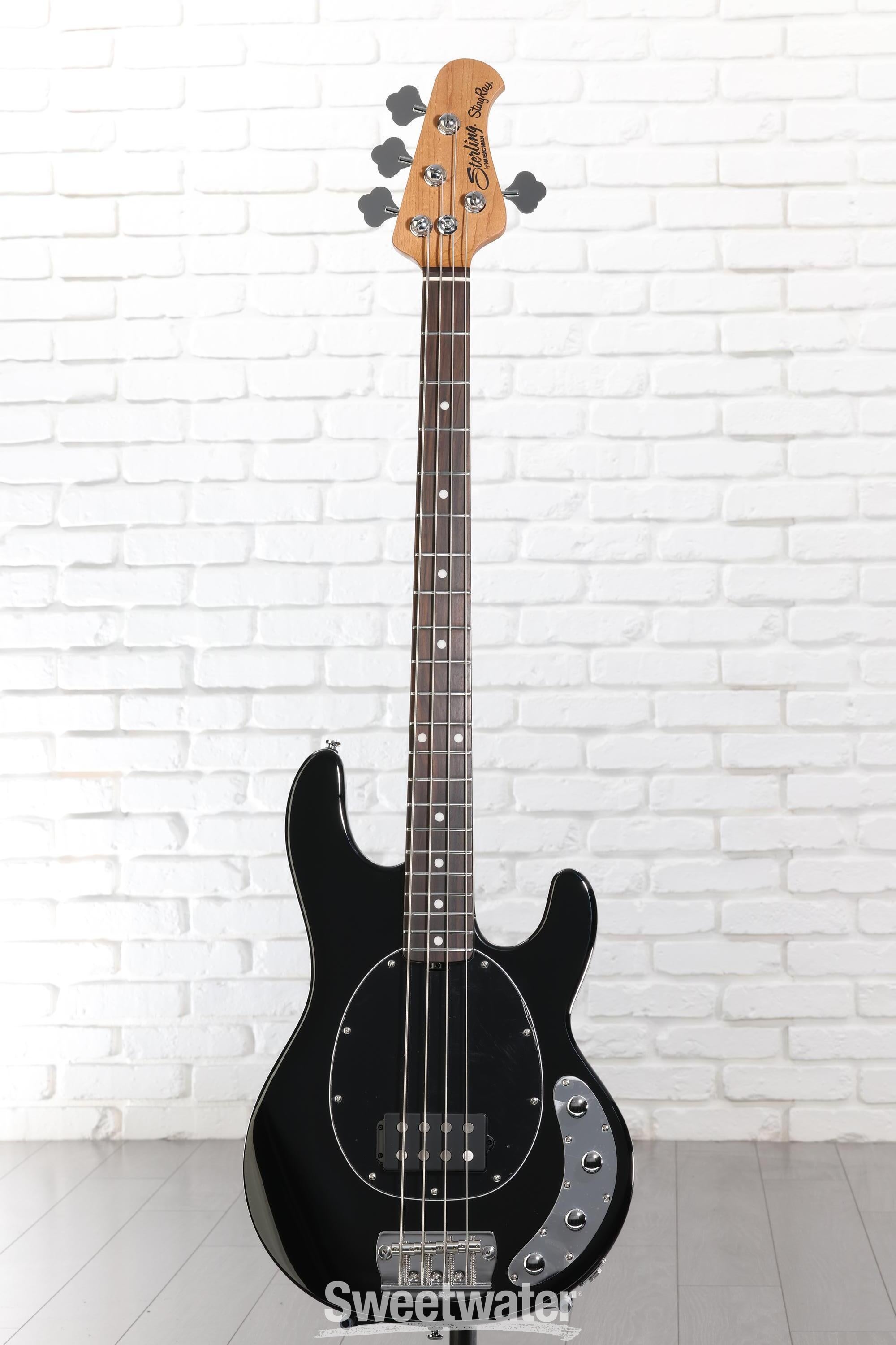 Sterling By Music Man StingRay RAY34 Bass Guitar - Black | Sweetwater