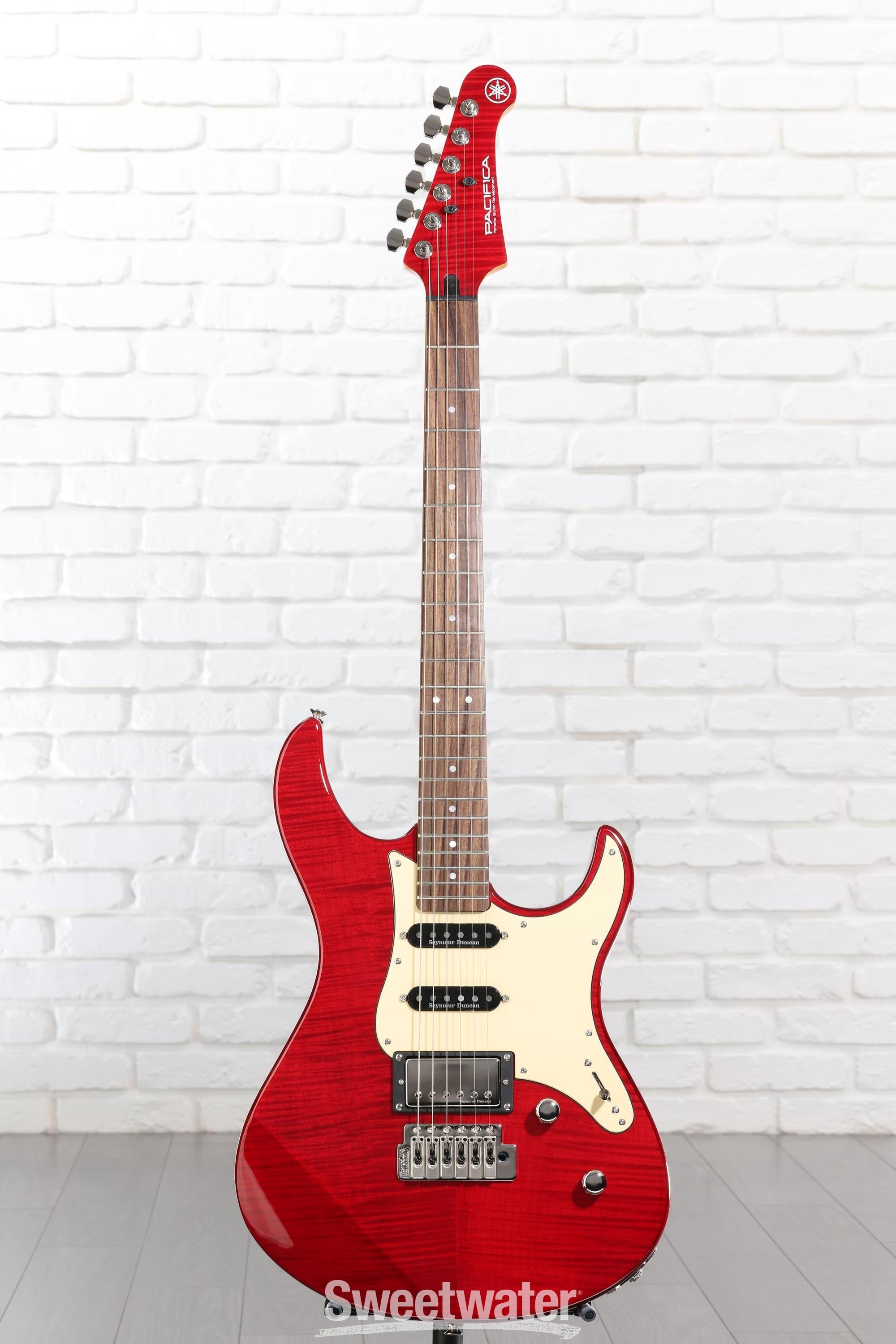 Yamaha PAC612VIIFMX Pacifica Electric Guitar - Fired Red | Sweetwater