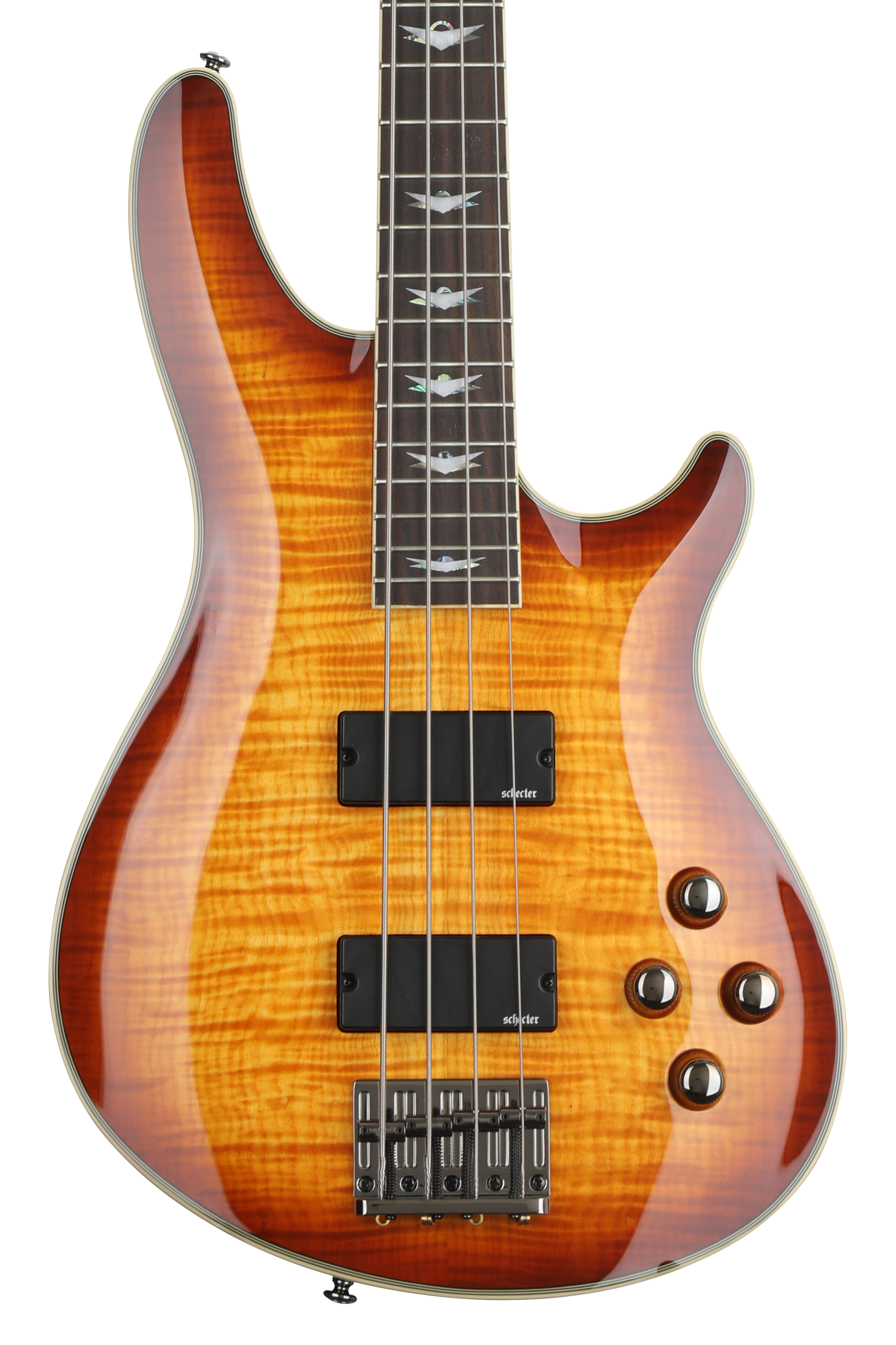 Schecter Omen Extreme-4 Bass Guitar - Vintage Sunburst | Sweetwater