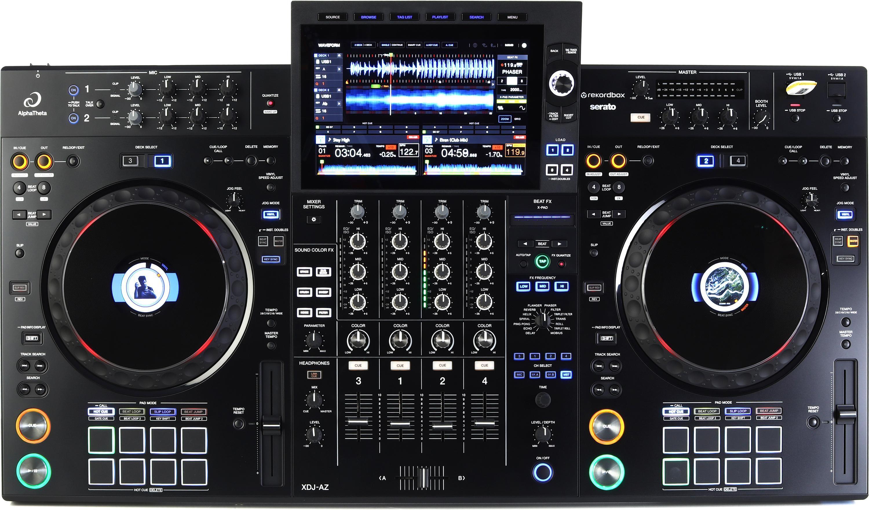 AlphaTheta XDJ-AZ 4-channel Digital DJ System | Sweetwater