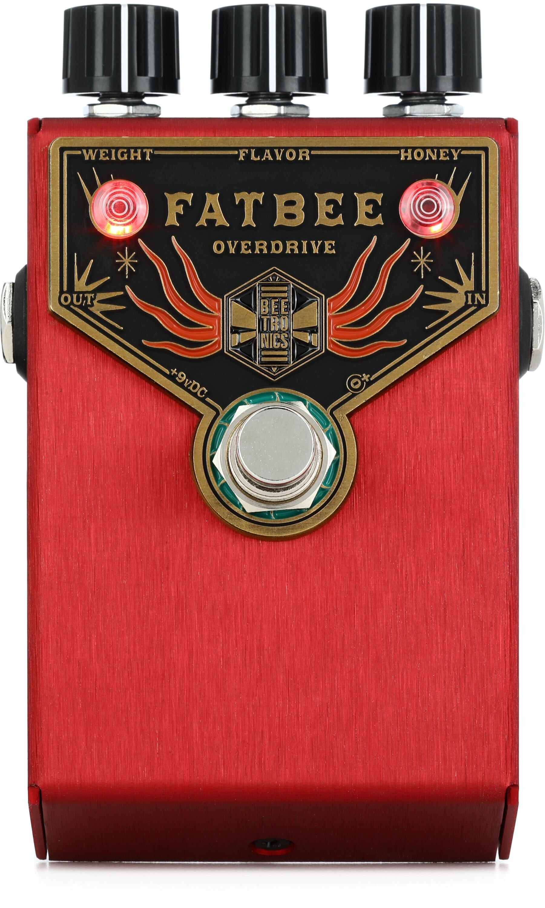 Beetronics FX Fatbee Overdrive Pedal - Red | Sweetwater