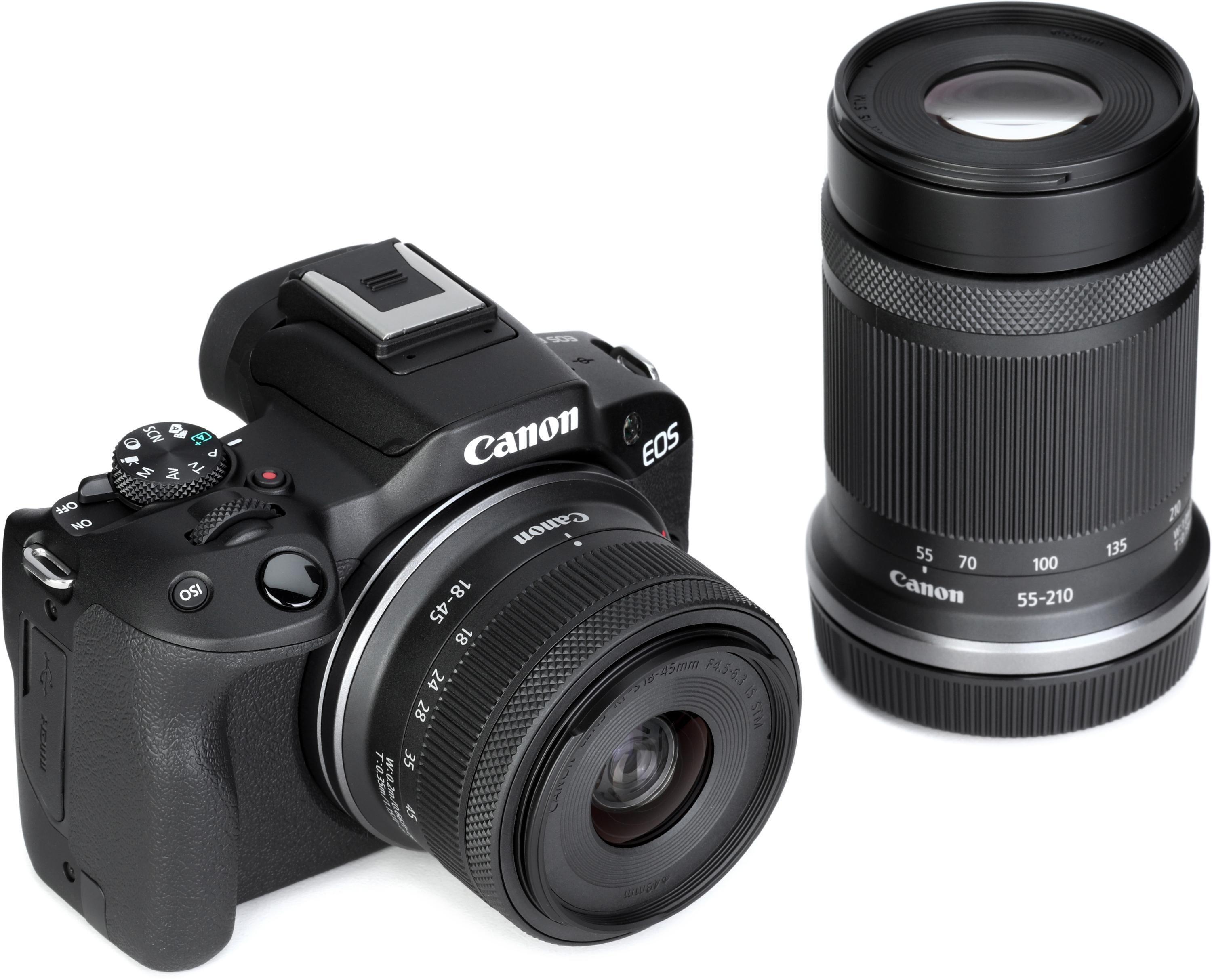 Canon EOS R50 Kit with RF-S 18-45mm f/4.5-6.3 IS STM and RF-S 55