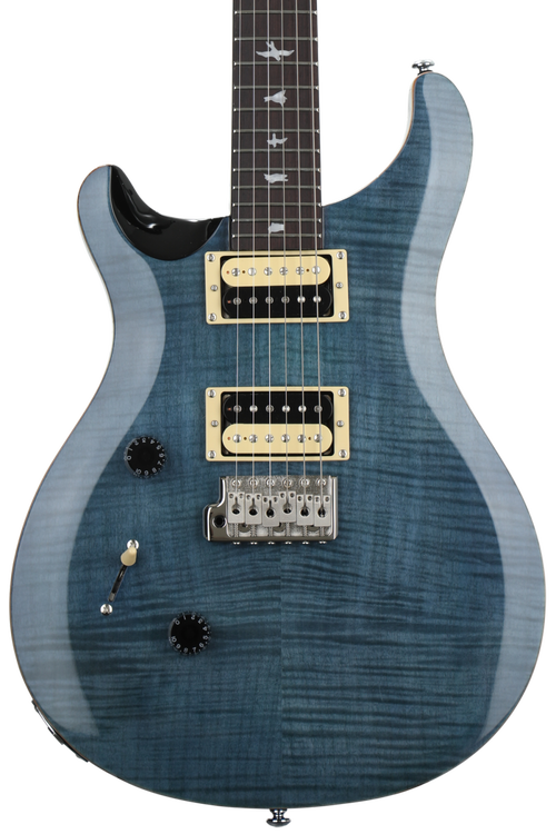 PRS SE Custom 24 Left-handed Electric Guitar - Whale Blue | Sweetwater