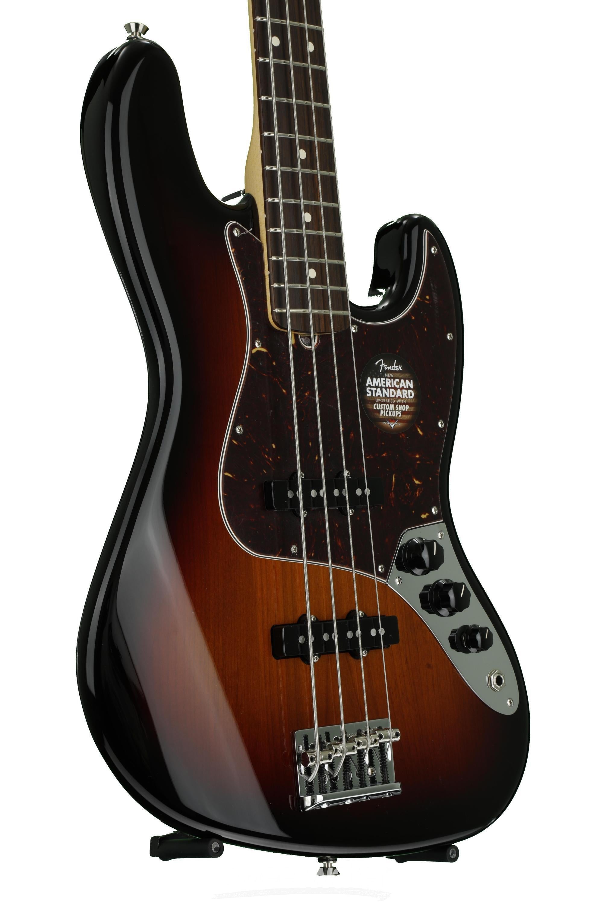 Fender American Standard Jazz Bass - 3-color Sunburst, Rosewood