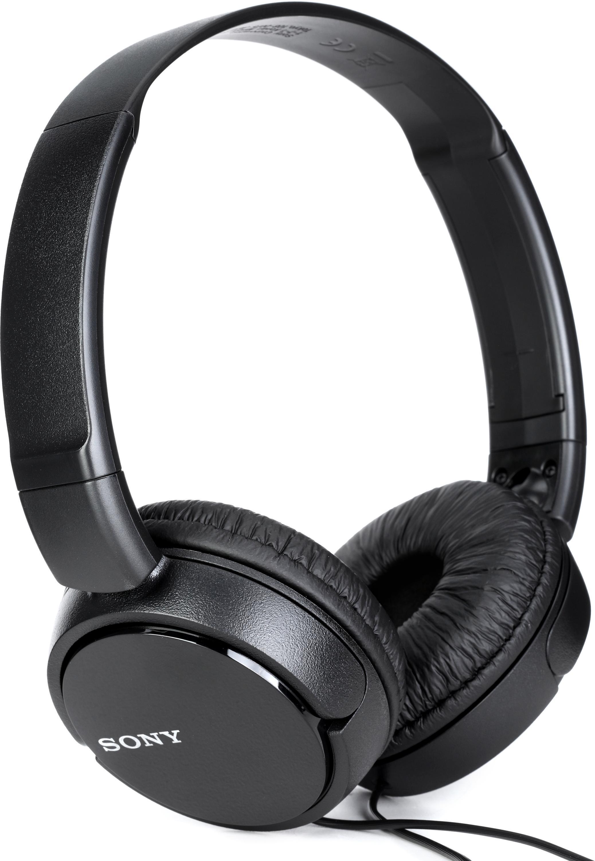 Sony MDR-ZX110AP Closed-back On-ear Headphones with Microphone