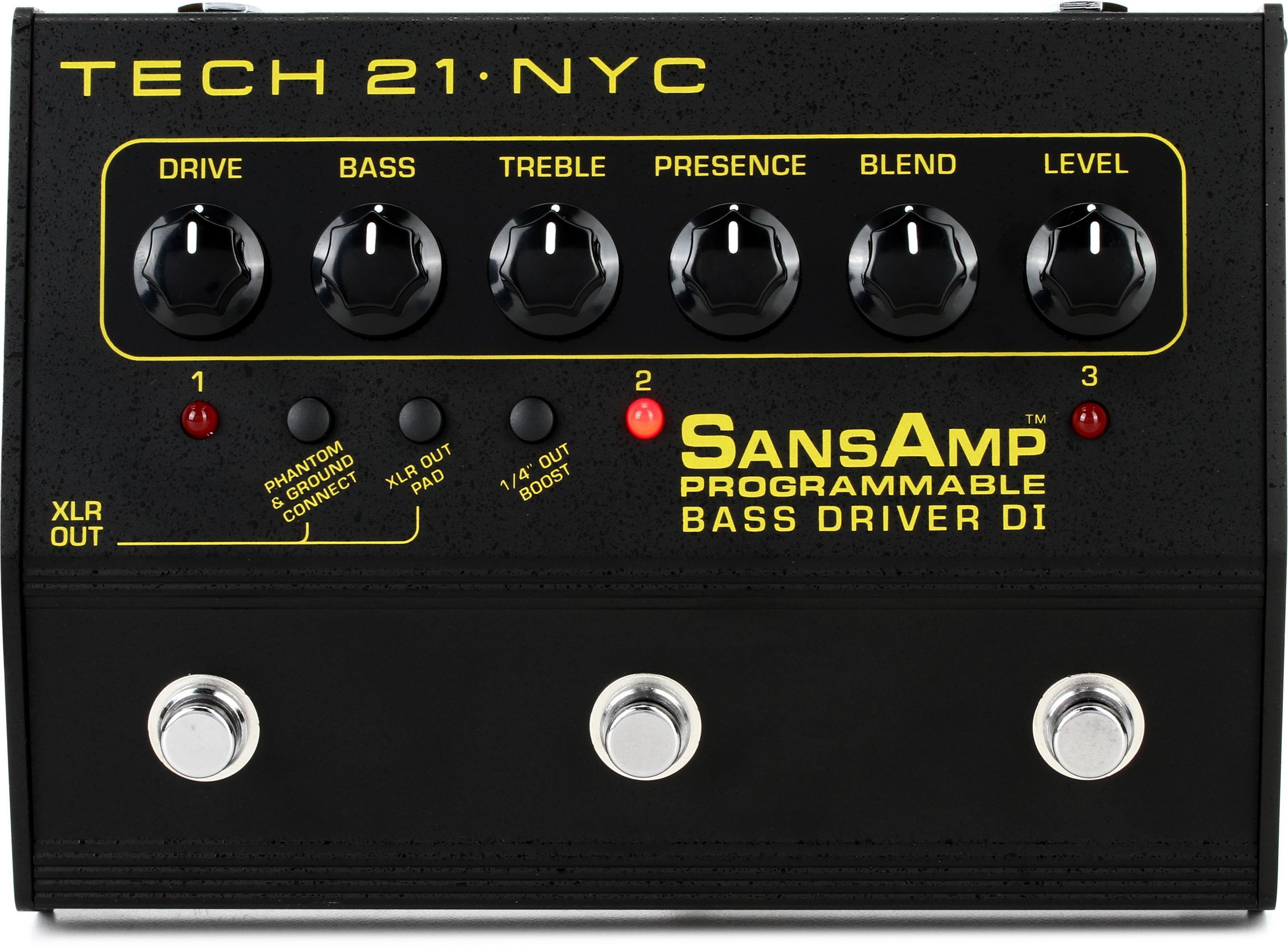 tech21 sansamp Bass driver v1(初期型) mod Tech 21 SansAmp