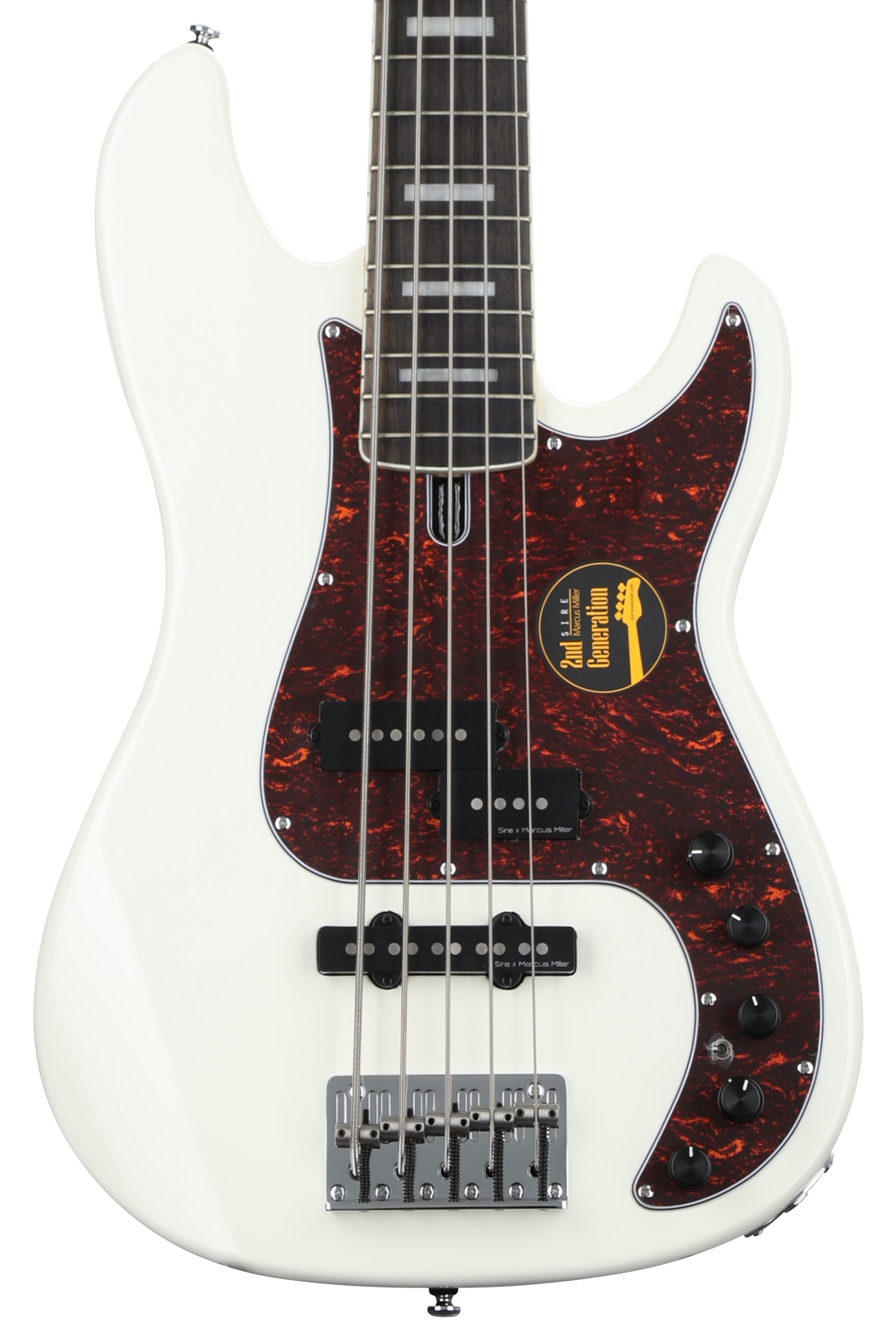 Sire Marcus Miller P7 Alder 5-string Bass Guitar - Antique White