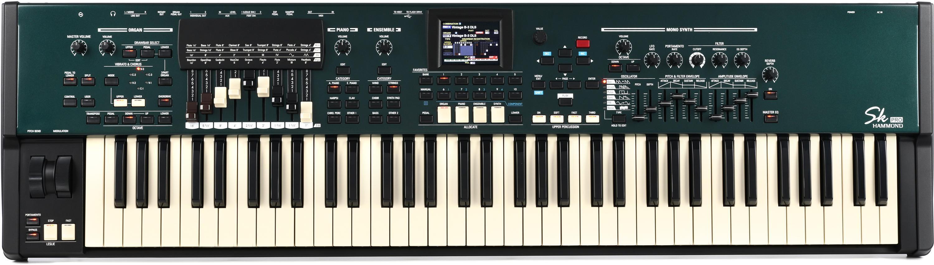 Hammond SK Pro 73-key Keyboard/Organ with 4 Sound Engines | Sweetwater