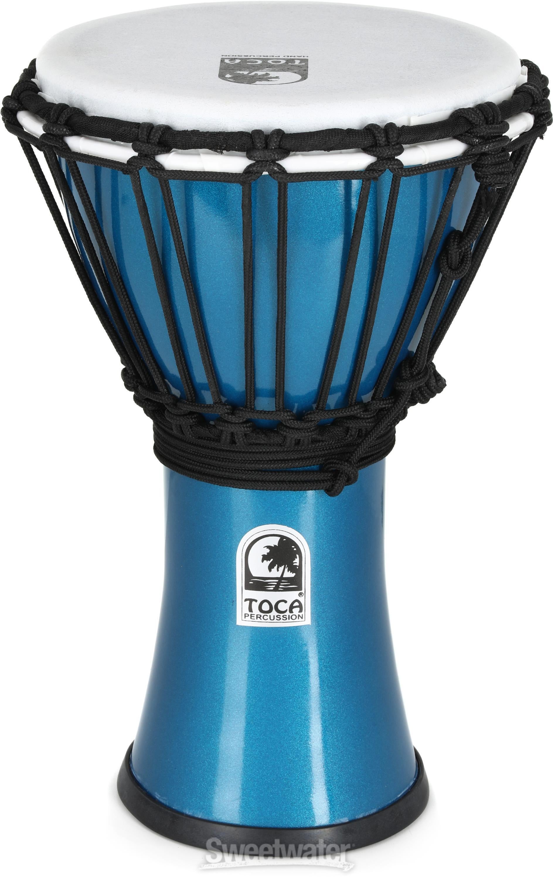 Toca Percussion Freestyle Colorsound Djembes - Set of 7 | Sweetwater