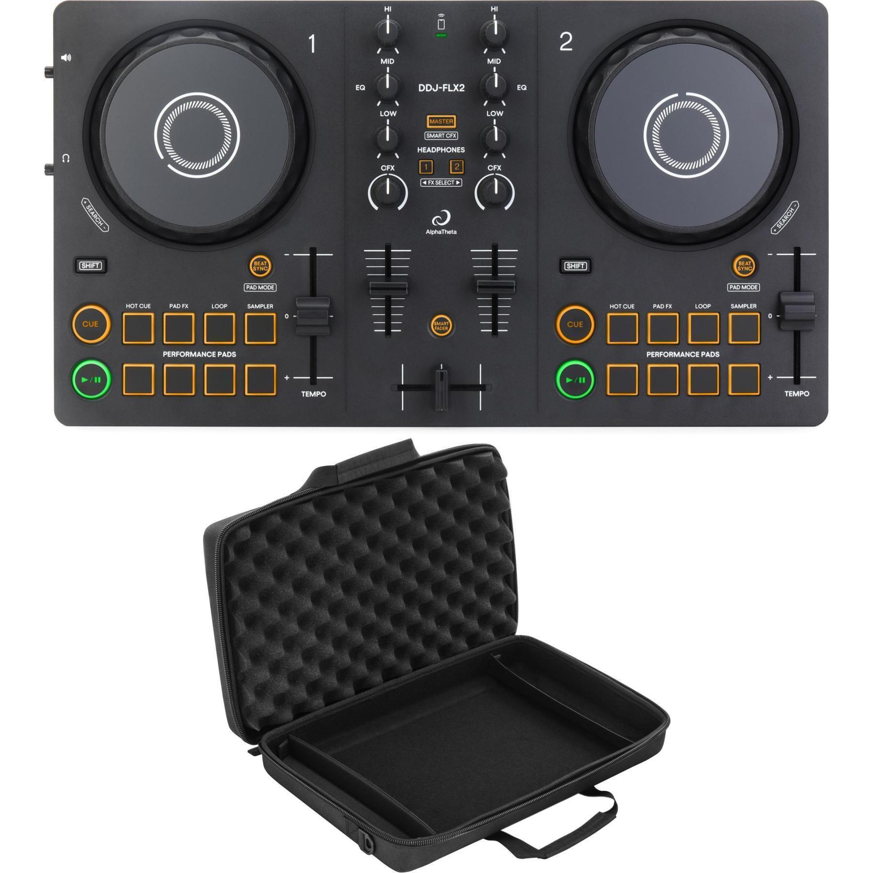 AlphaTheta DDJ-FLX2 2-deck DJ Controller | Sweetwater
