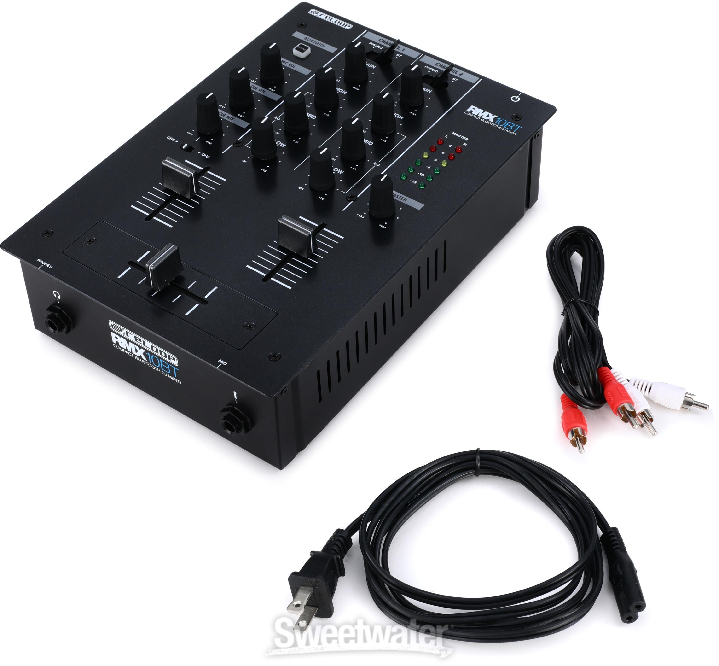 Reloop RMX-10BT Compact DJ Mixer with Bluetooth | Sweetwater