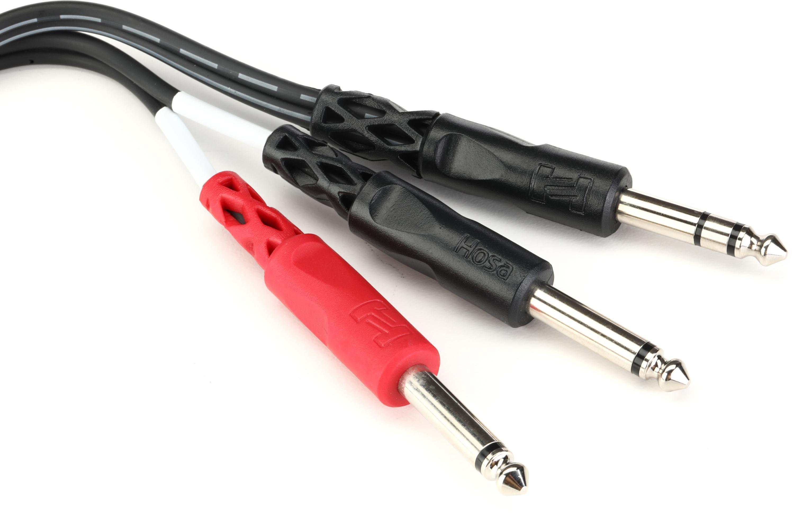 EBS ICY-30 Right Angle Flat Insert Cable - 1/4 inch TRS Male to