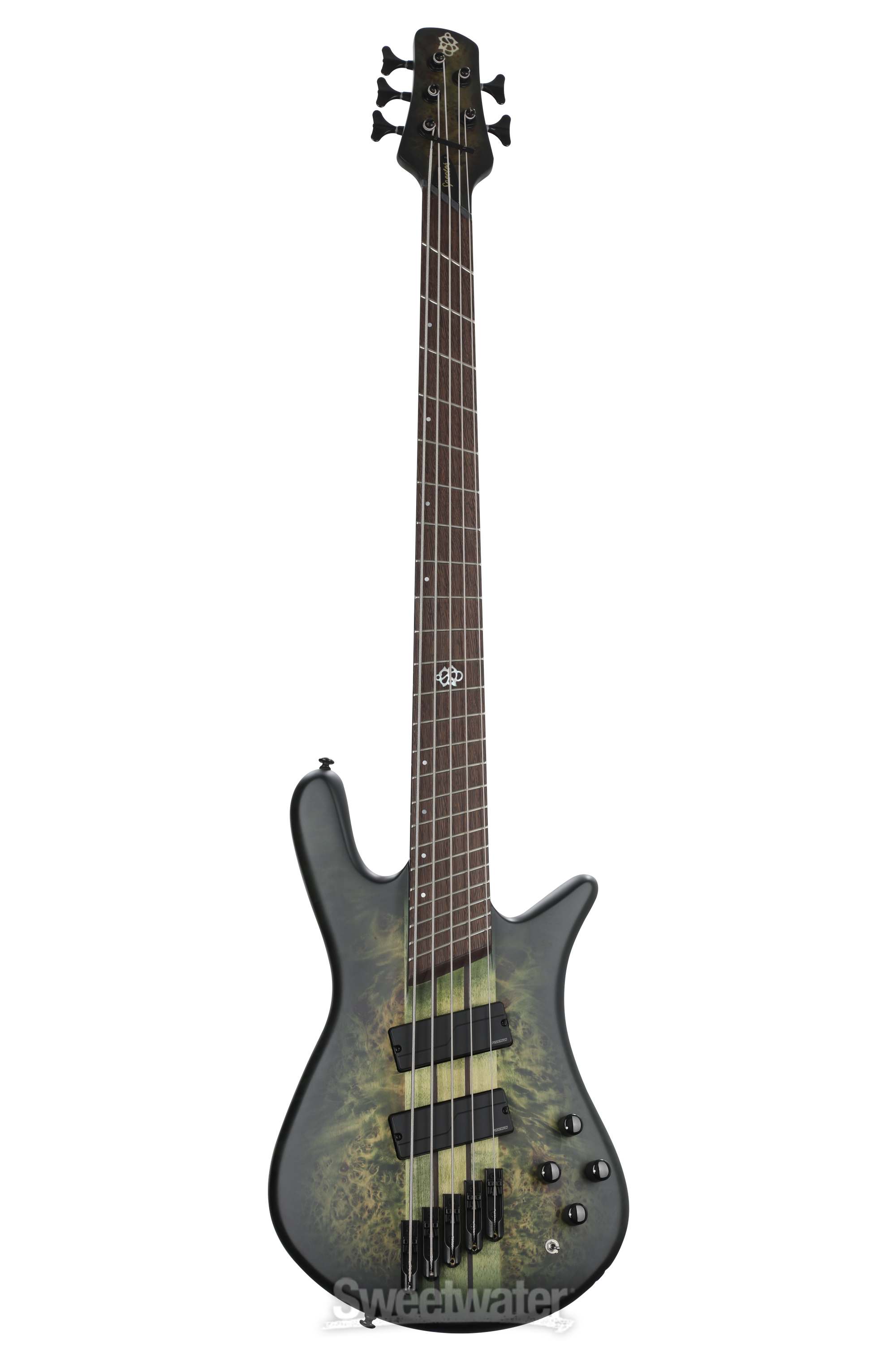 Spector NS Dimension 5 Bass Guitar - Haunted Moss Matte | Sweetwater