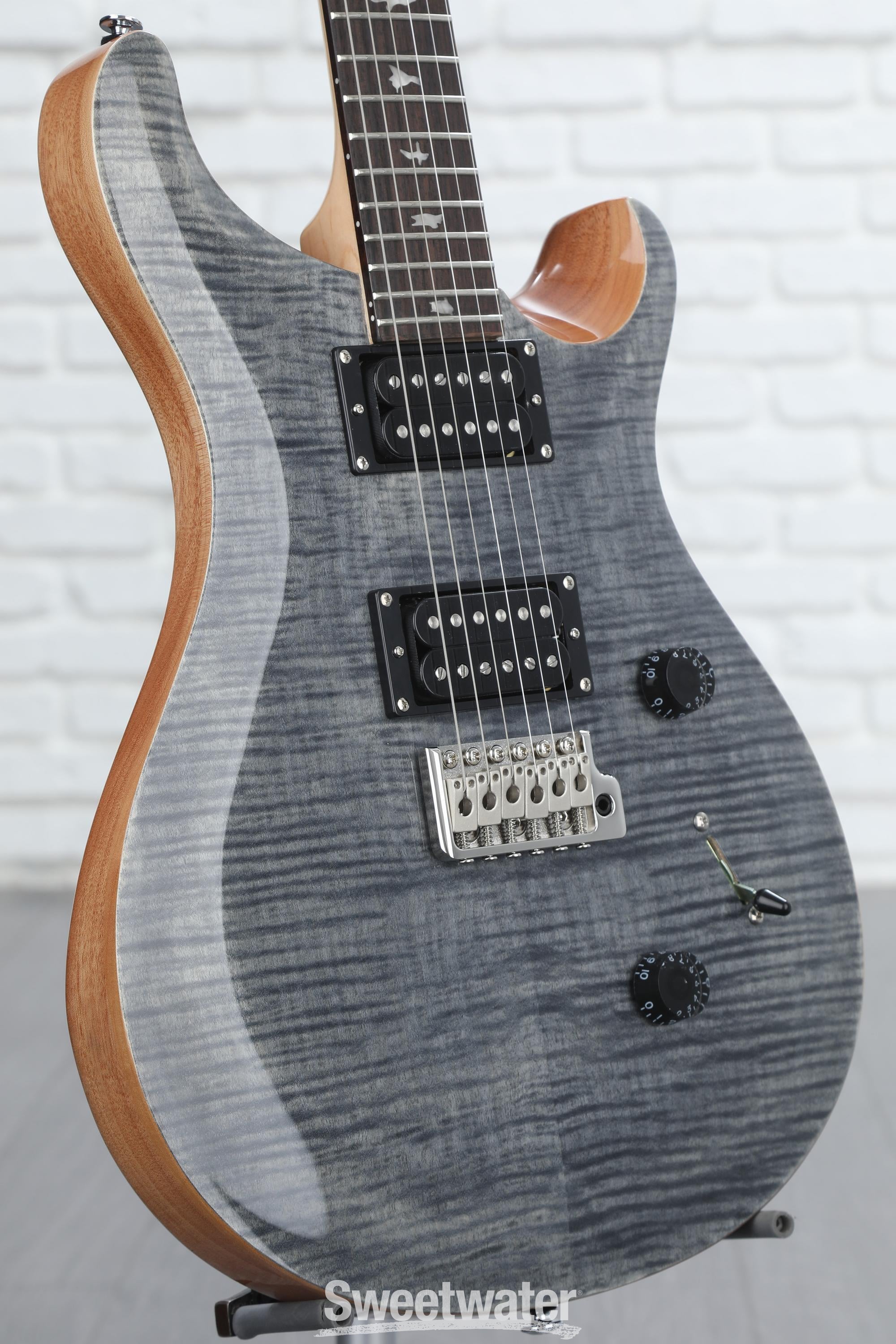 PRS SE Custom 24 Electric Guitar - Charcoal | Sweetwater
