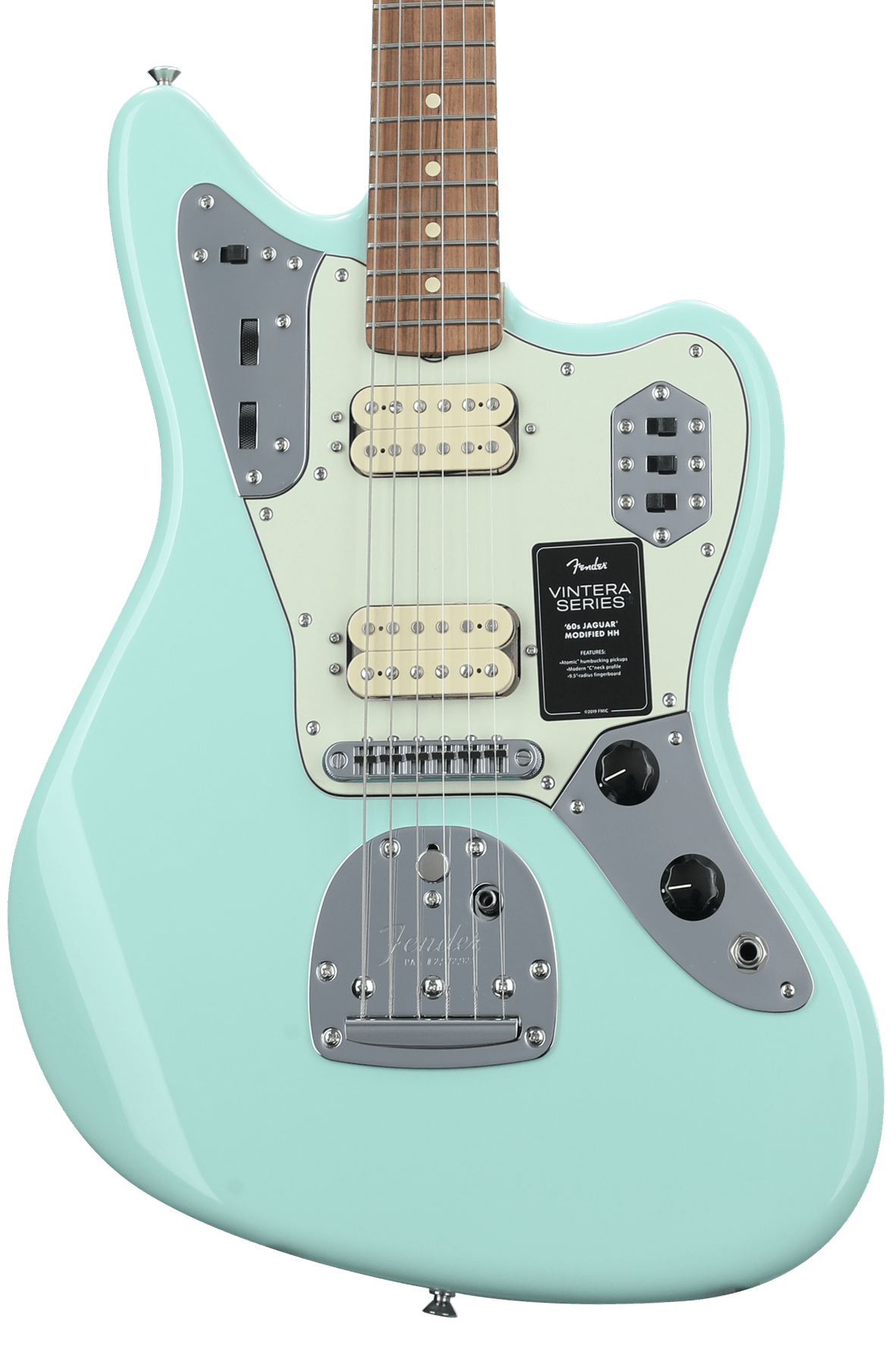 Fender Vintera '60s Jaguar Modified HH - Surf Green | Sweetwater