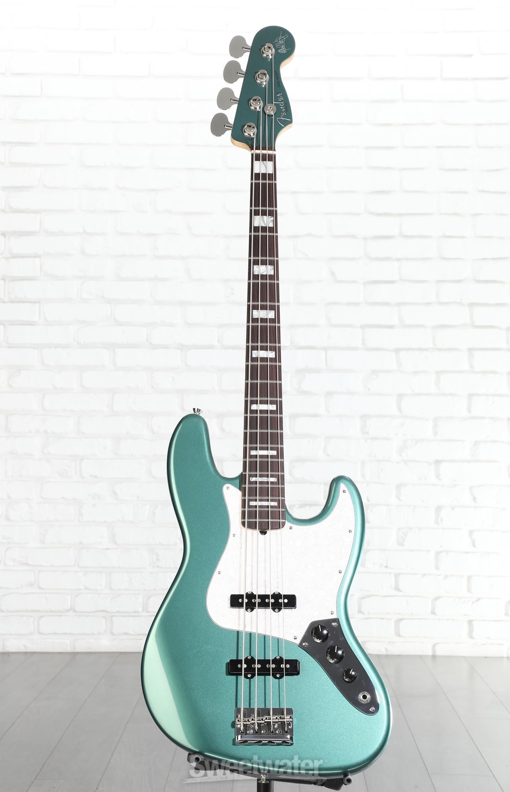 Fender Adam Clayton Jazz Bass - Sherwood Green Metallic | Sweetwater