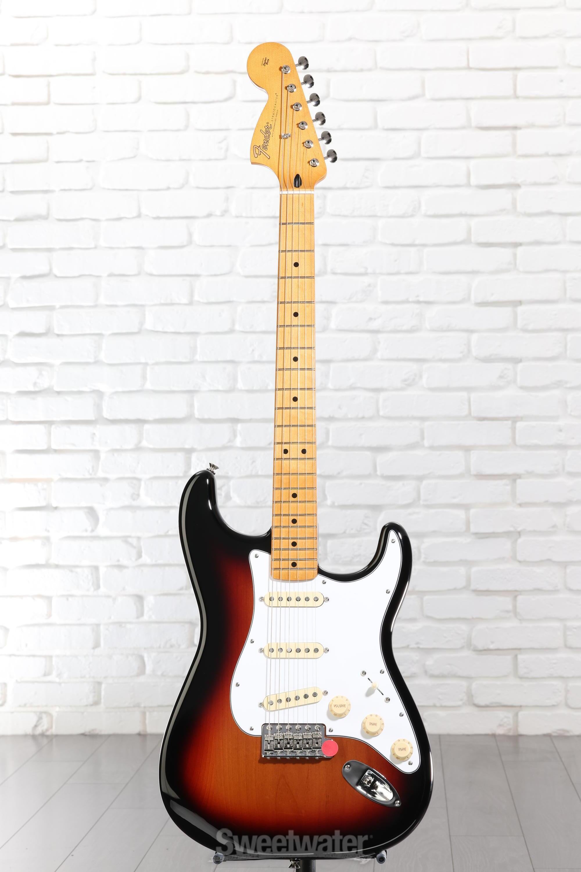Fender Jimi Hendrix Stratocaster - 3-Tone Sunburst with Maple