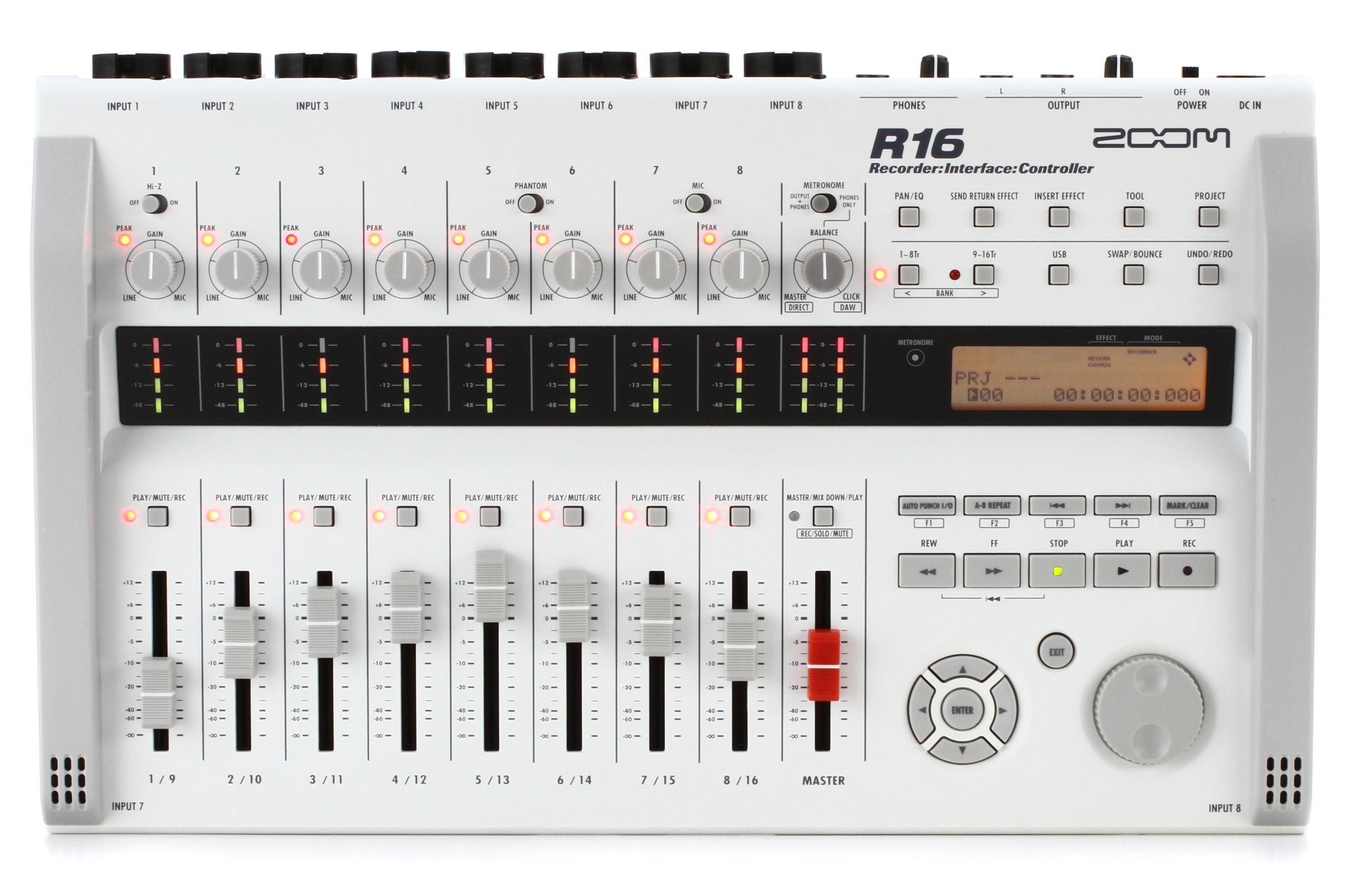 Zoom R16 16-track SD Recorder / Interface / Controller | Sweetwater