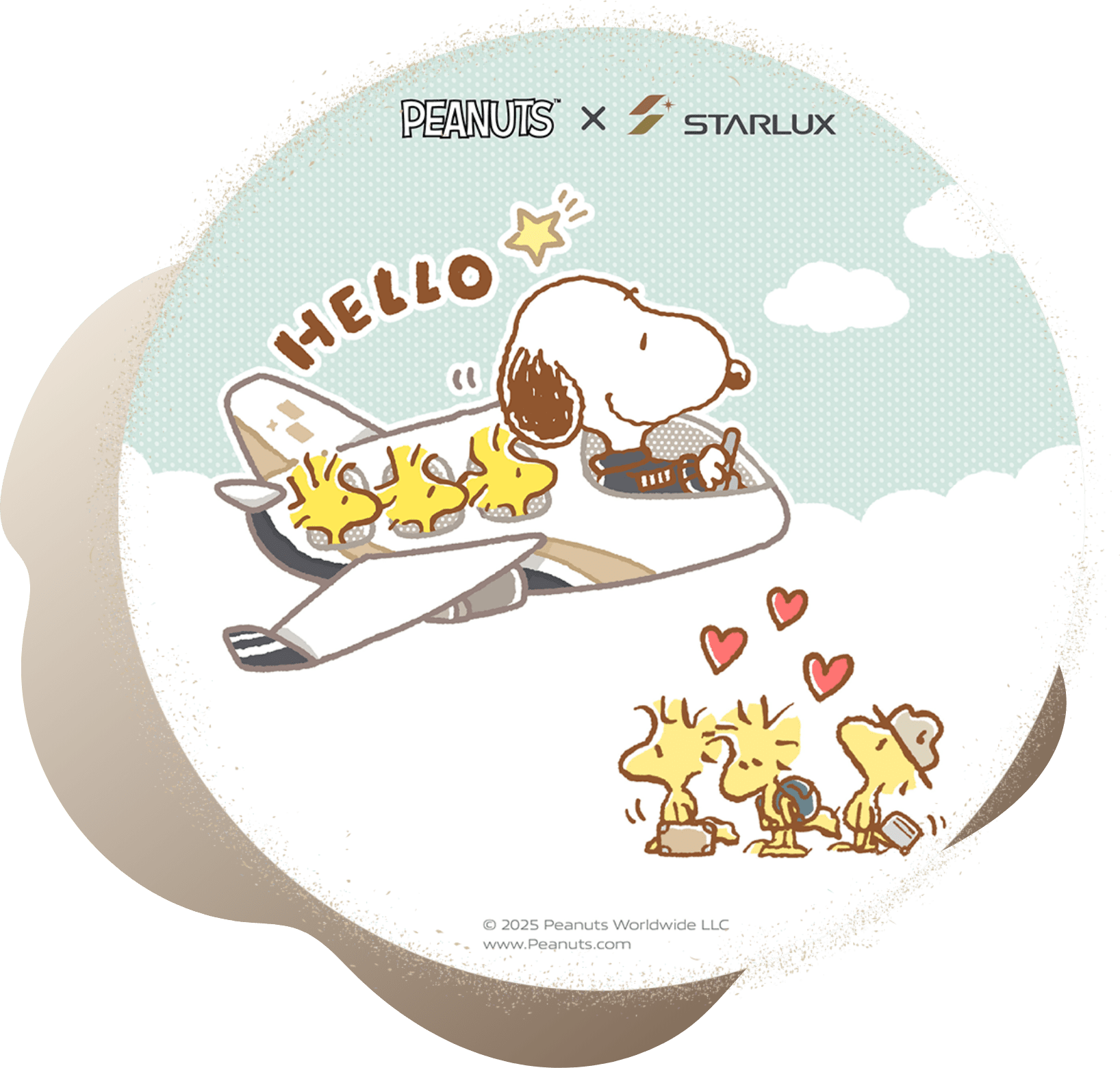 PEANUTS x STARLUX夢幻主題航班