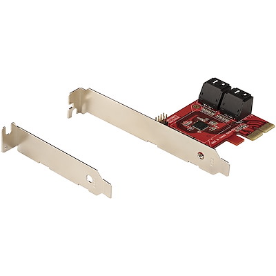 SATA 4ポート増設 PCI Expressインターフェースカード／6Gbps／ロー