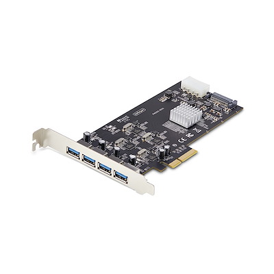 PCI Express拡張カード／PCIe 2.0 x4／4ポート USB 3.2 Gen 1 Type-A